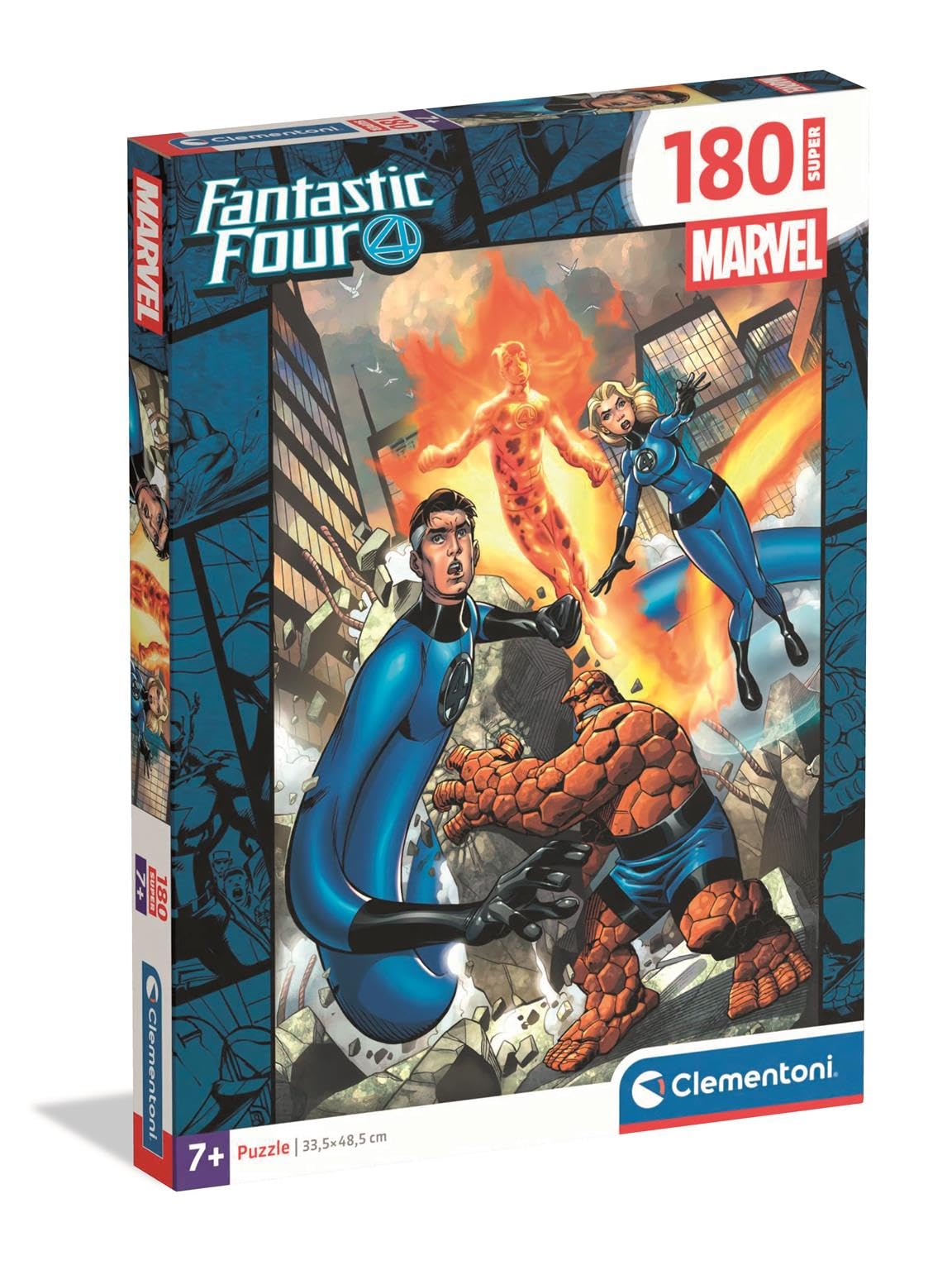 Clementoni Puzzle 180 pieces, Fantastic 4, Puzzle for Kids 7+ Years, Made in Italy, 29281