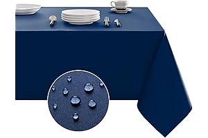 Blue Tablecloth Rectangle 52 * 70 Waterproof
