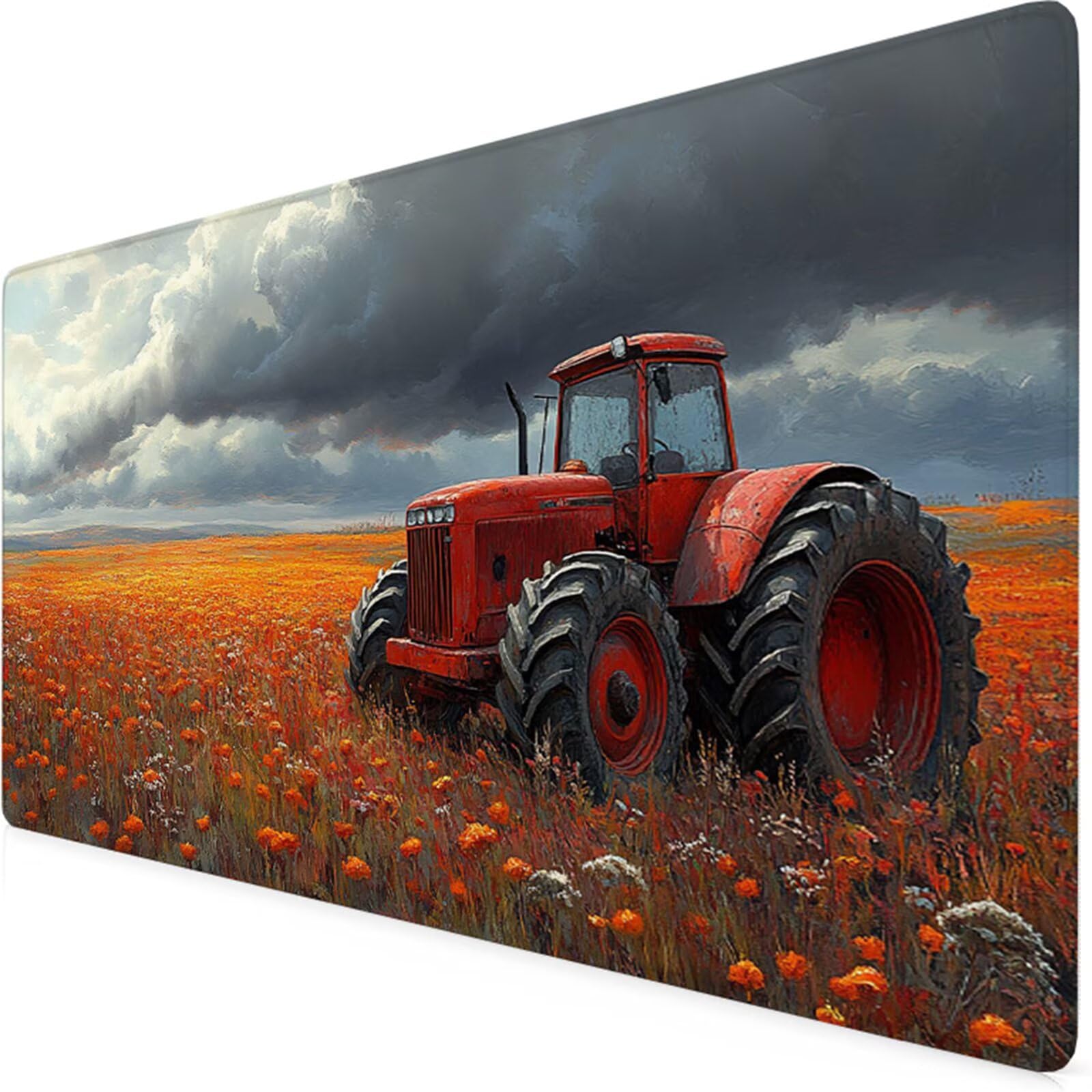 Żółta podkładka pod mysz do gier XXL podkładka pod mysz 1200 x 600 x 3 mm podkładka pod mysz pod ręką wodoodporna podkładka pod mysz w chmurze z antypoślizgową gumową podstawą obszyta podkładka pod