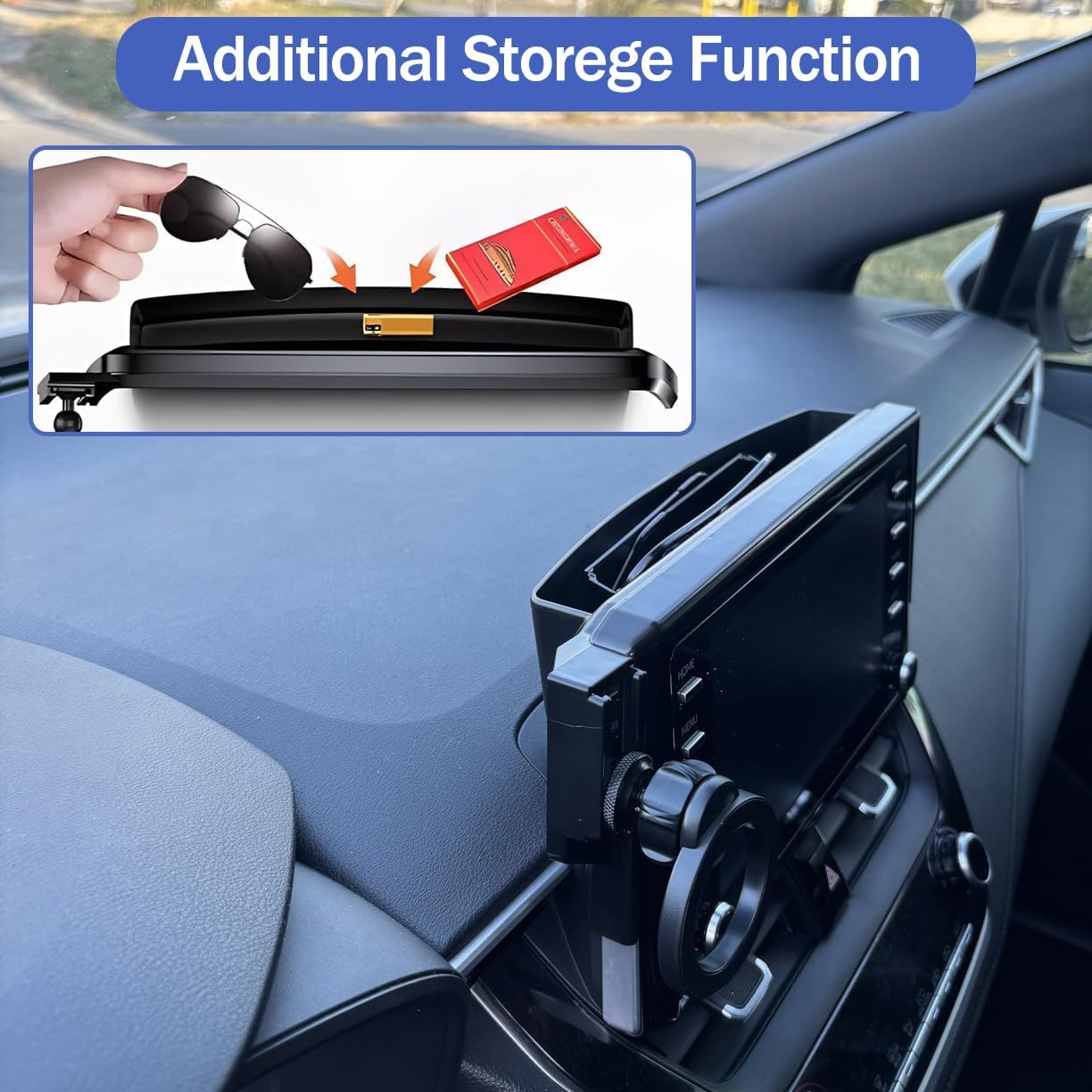 Car Phone Holder for 2019-2025 Toyota Corolla/2022-2024 Corolla Cross 8-inch Touchscreen, Cell Phone Mount Compatible with MagSafe