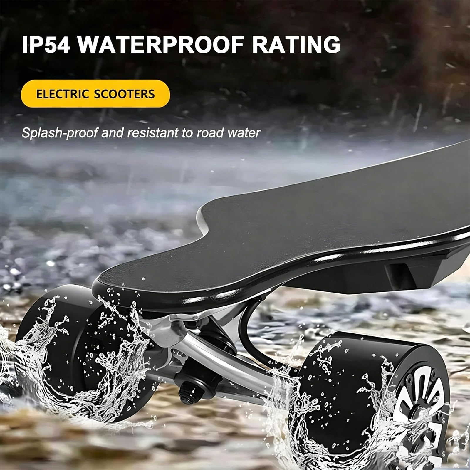Skateboard Elettrico Con Telecomando, Cruiser Board Elettrico Brushless, Longboard Elettrico Da 400 W, Velocità Massima 42 Km/h E Autonomia Di 26 Km, Carico Massimo 150 Kg, Carta Vetrata Di