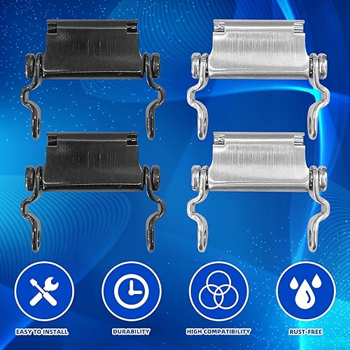 Miniatura 6 de 4 adaptadores de pulsera multiherramienta, reloj de acero inoxidable de 0.78 pulgadas de ancho de oreja, accesorios de pulsera multiherramienta para