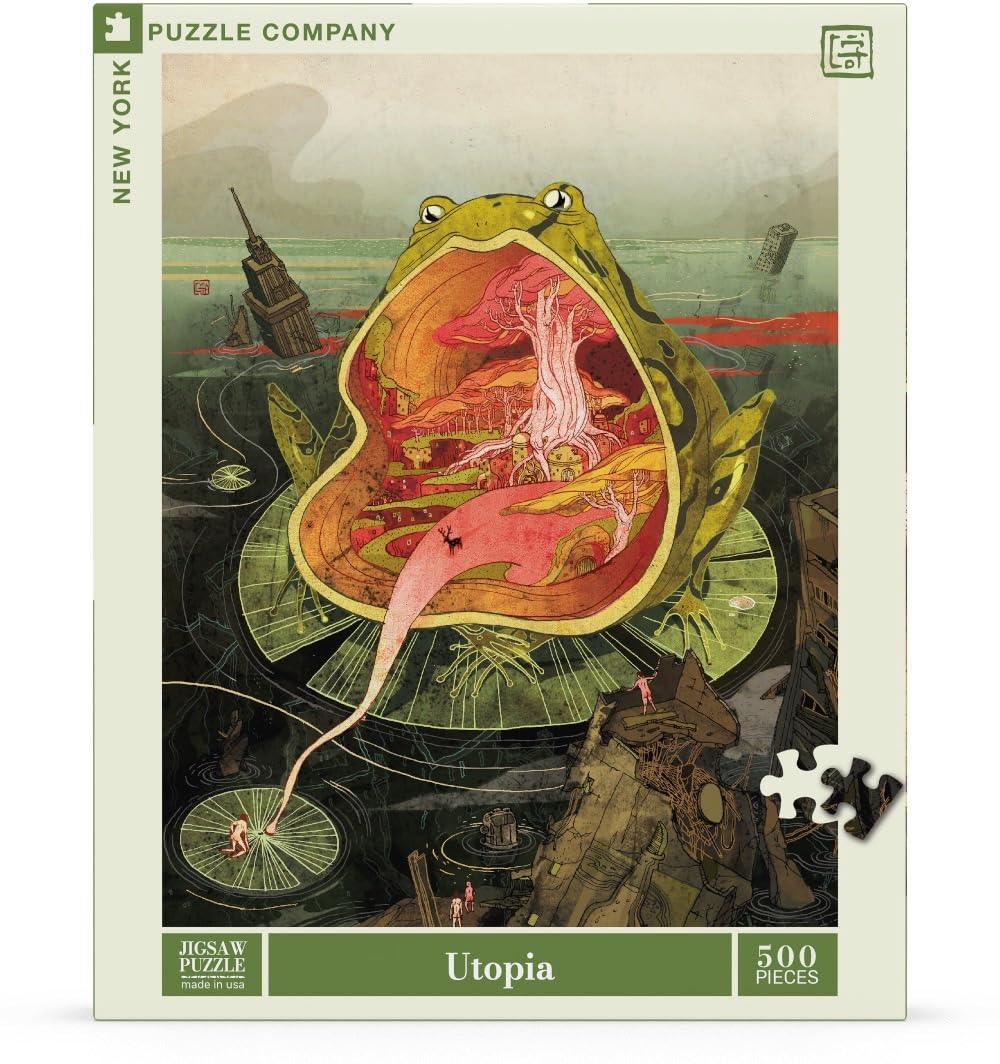 Amazon.com: New York Puzzle Company - Victo Ngai Utopia