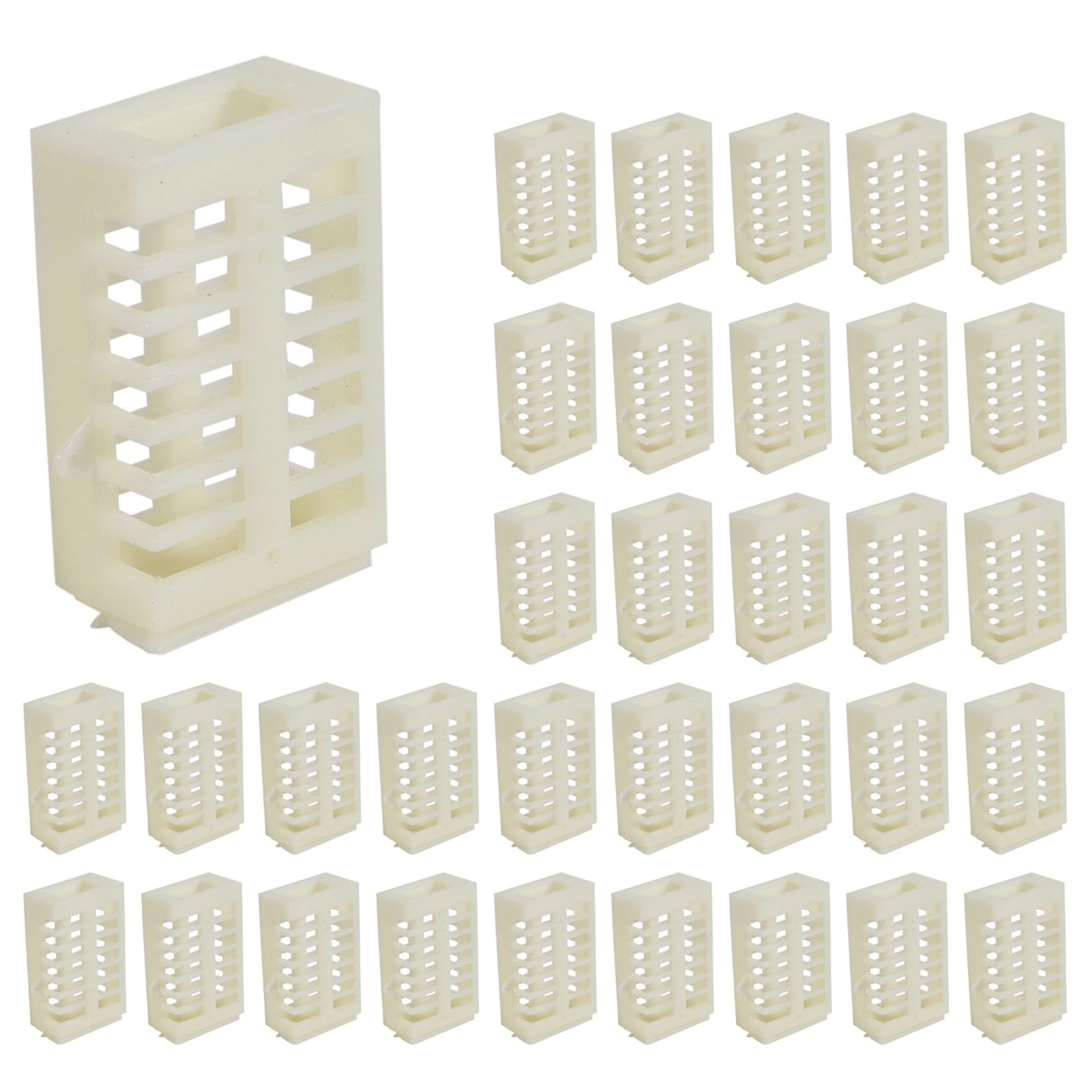 Jnchdghwa 400 Pcs Removable Bee Cage Beekeeping Equipment Beekeeping Supplies Bee Queen Cage Moving Catcher Cage