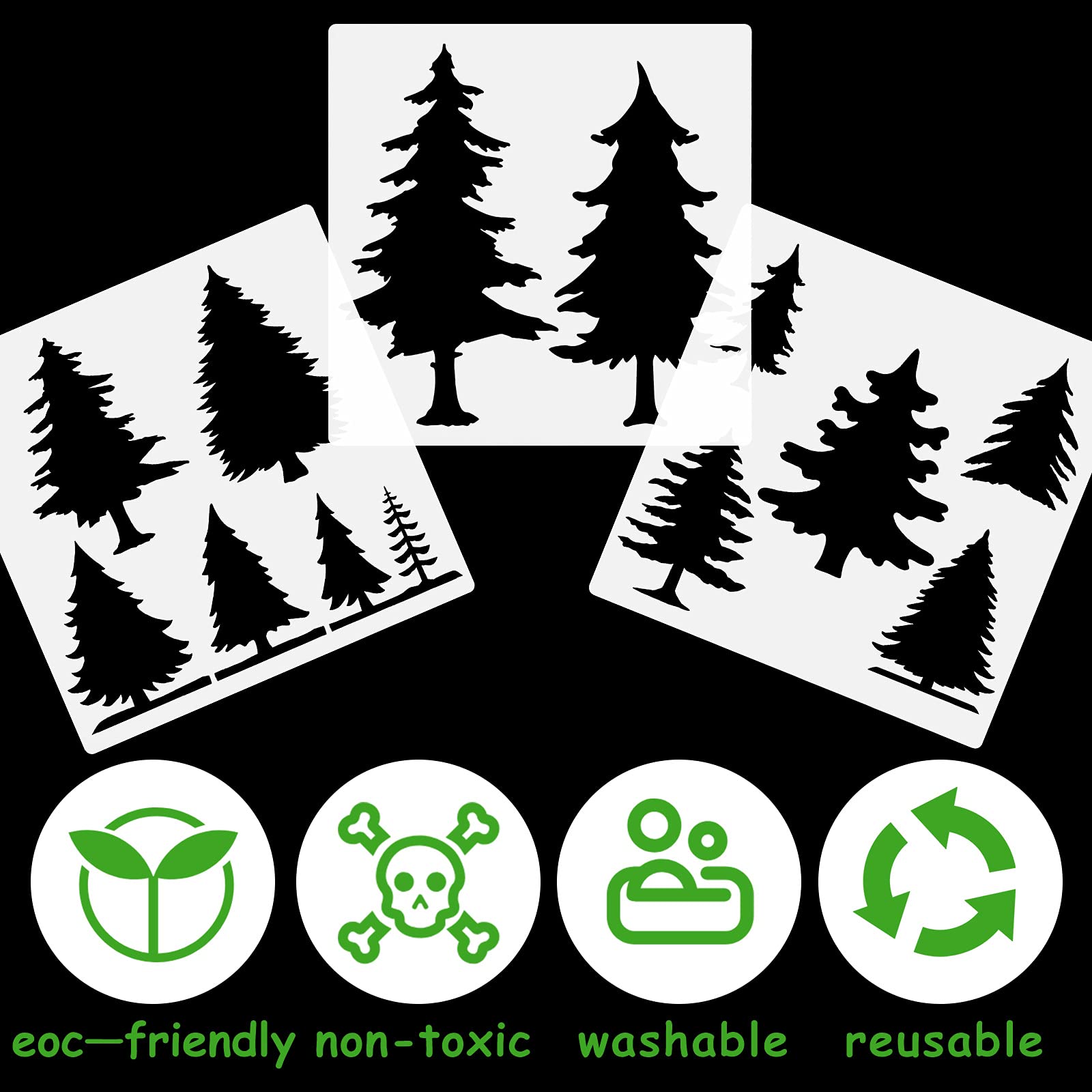 Stencil da parete per cameretta dei bambini