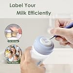 Maymom Screw Lids Aka Travel Caps with Rewritable Sealing Disc Compatible with Avent, Maymom Wide Mouth Bottles; Cap Replace Avent Natural Bottle Sealing Ring and Sealing Disc, 6pcs.
