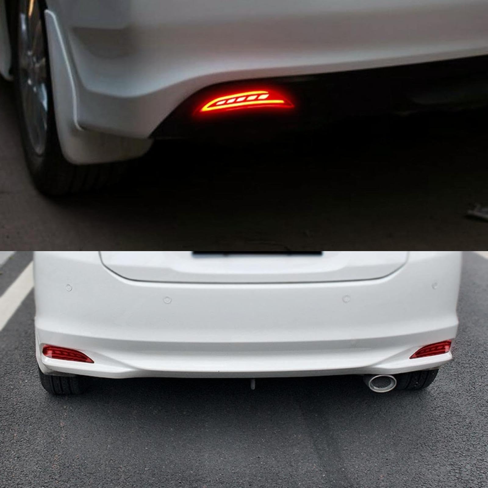 Mistlampen światła Dla Odblask tylnego zderzaka samochodu miejskiego Światło postojowe Stop Lampa tylna Lanter uniwersalna lampa przeciwmgielna