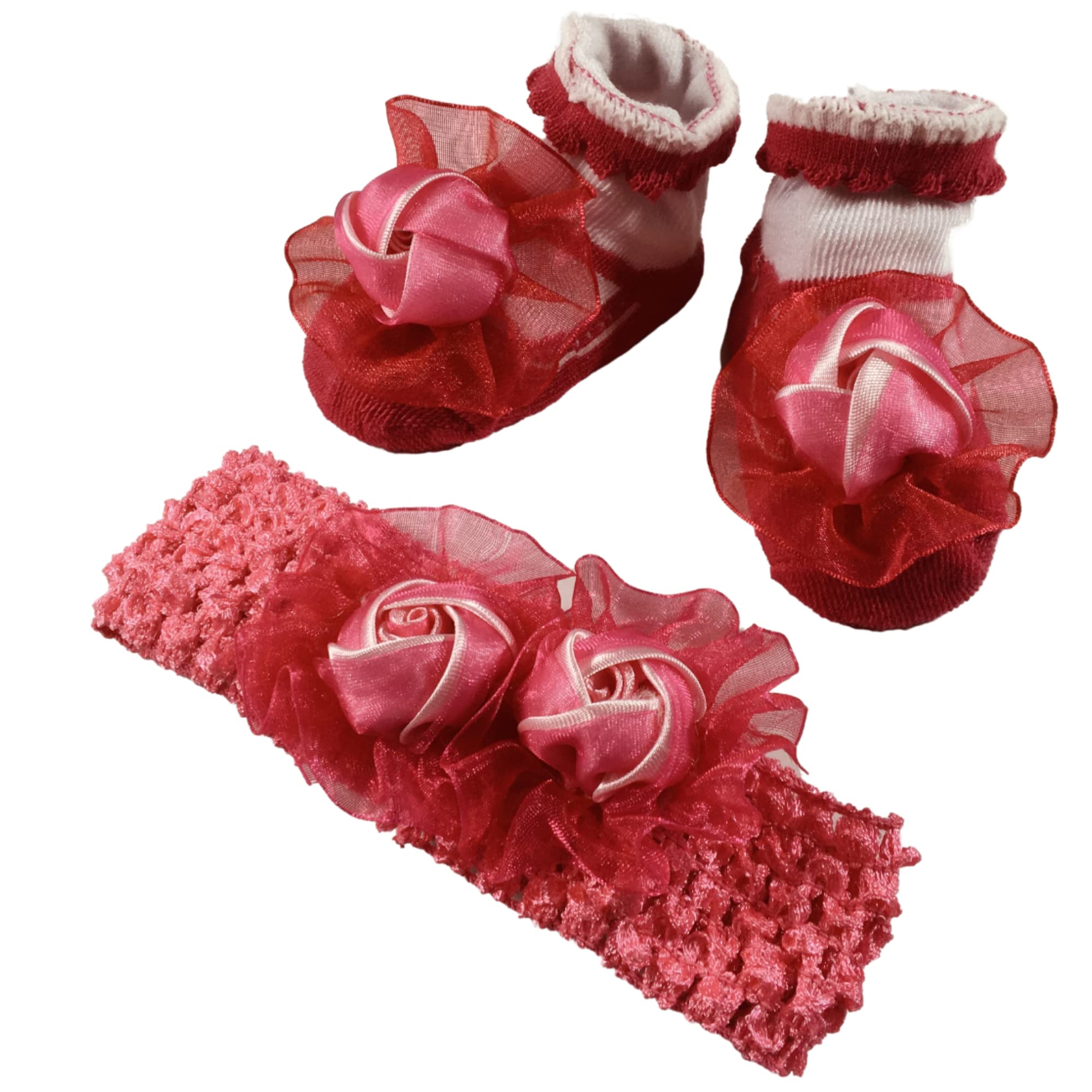 Daddy's Little OneUnisex Booties For Baby | New Born To 9 Months | No Elastic No Marks | Cotton N Breatheble | Cute N Comfy