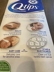Amazon.com : Q-tips Cotton Swabs For Hygiene and Beauty Care Original ...
