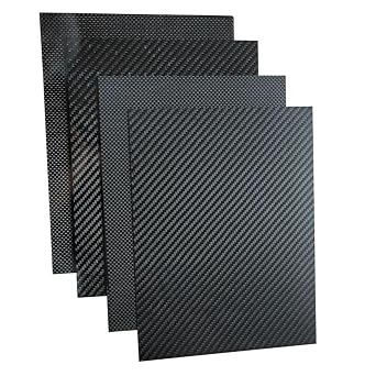 1pcs 400x500mm Full 3K Carbon Fiber Plate Sheet High Strength Carbon Board Panel Thickness 1mm 1.5mm 2mm 2.5mm 3mm 4mm 5mm 6 mm Carbon Fiber Plate2.0mm Plain Glossy