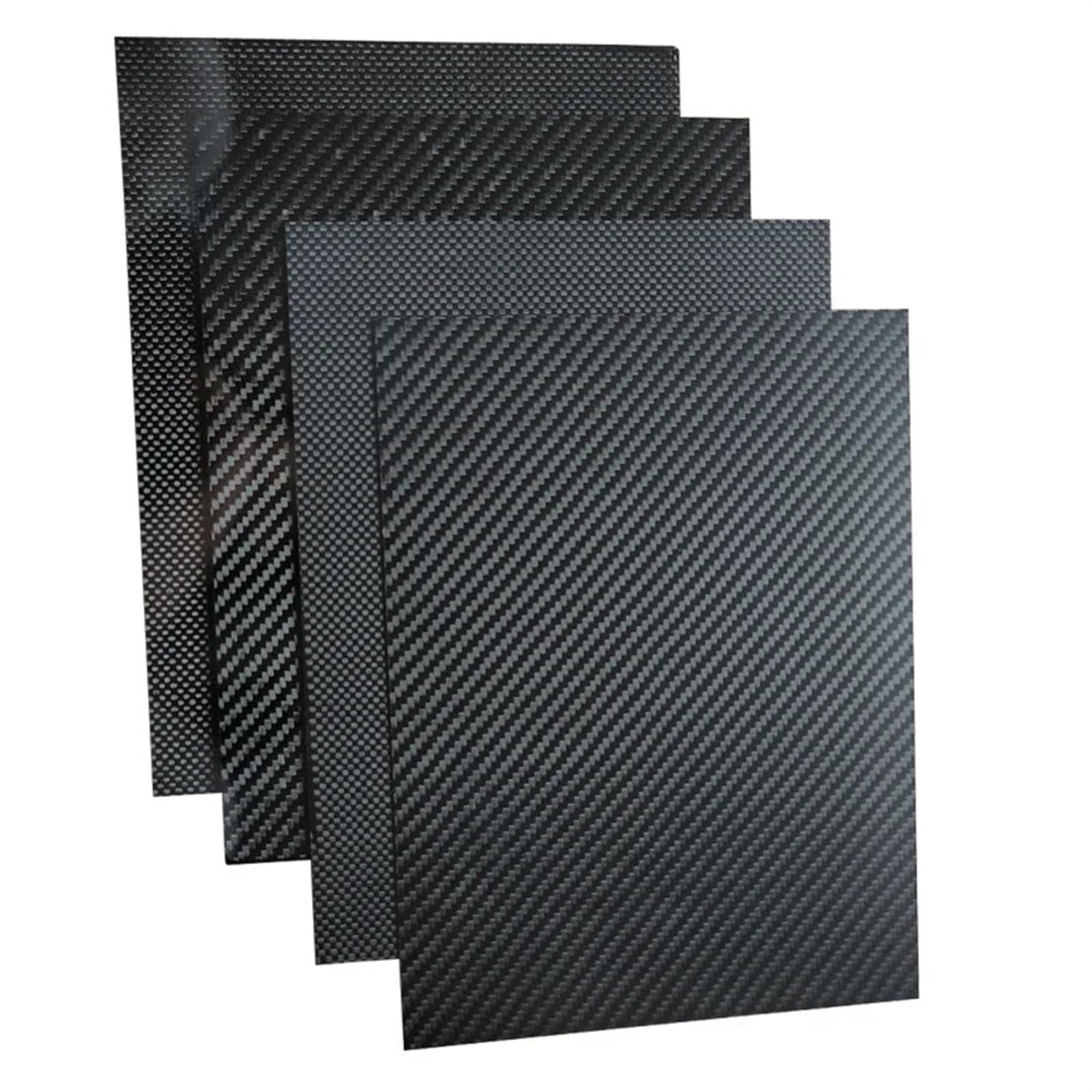 1pcs 400x500mm Full 3K Carbon Fiber Plate Sheet High Strength Carbon Board Panel Thickness 1mm 1.5mm 2mm 2.5mm 3mm 4mm 5mm 6 mm 3k Carbon Fiber(4.0mm Plain Matte)