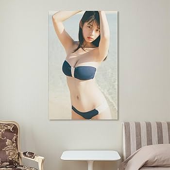 ビキニ姿の女性ポスター Amazon.co.jp: ポスター桜井木穂 ビキニ 水着 かわいい 印刷