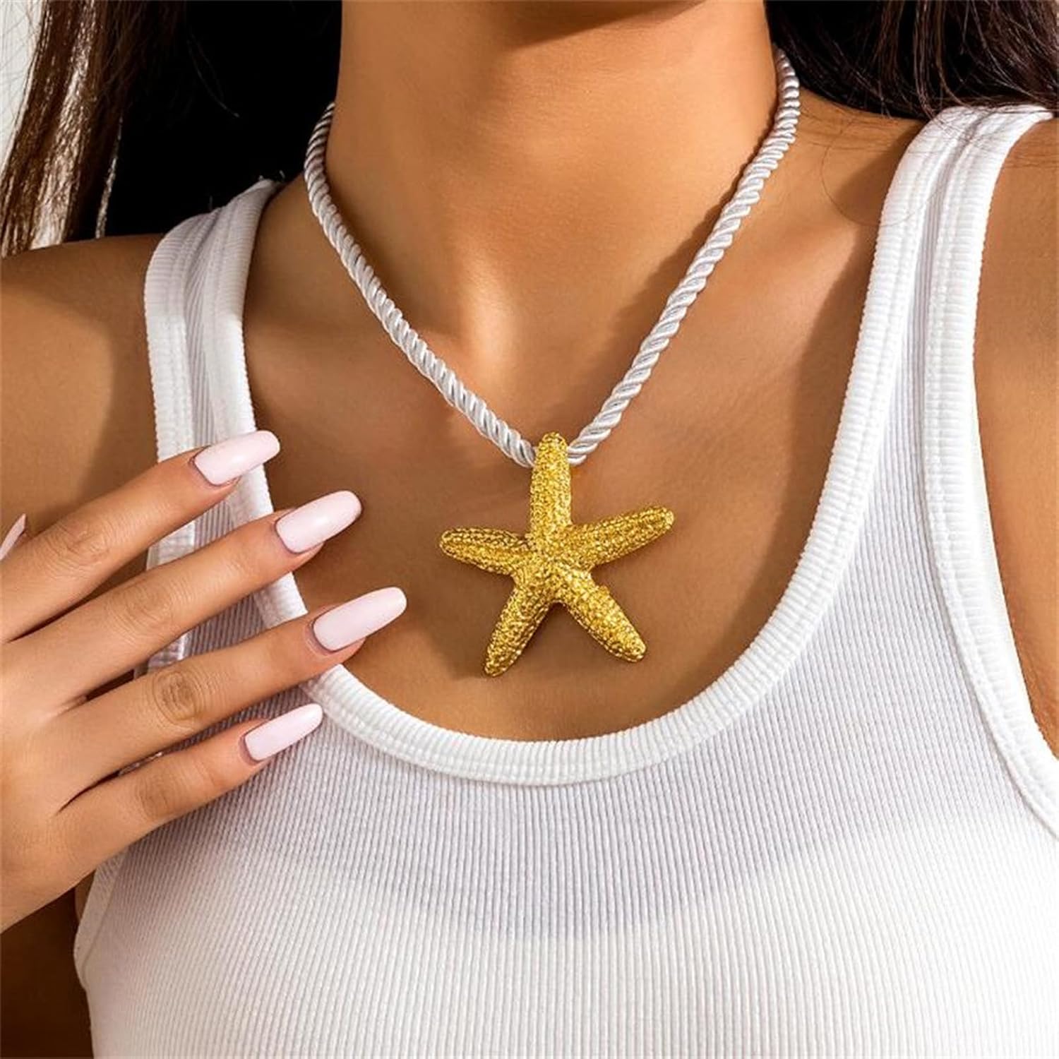 choice of all Shell Necklace for Women Ocean Jewelry Seashell Starfish Beaded Choker Necklaces Beach Vacation Essentials Holiday Jewelry Fashion Accessories Summer Outfits for Women - Image 2