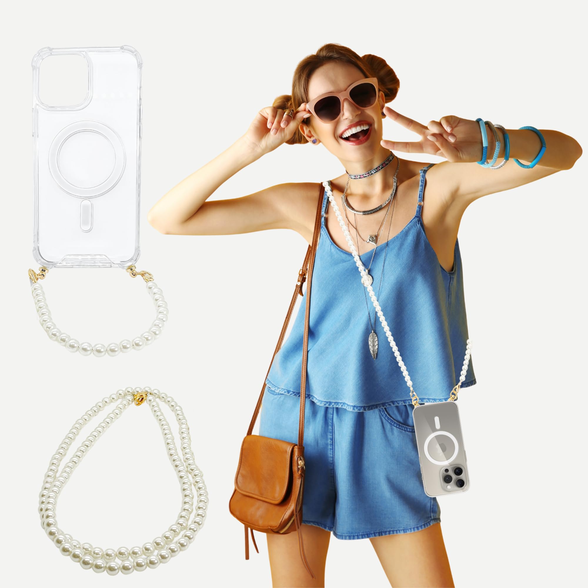 Amazon.com: Aporia - Compatible with MagSafe Clear Case with Built