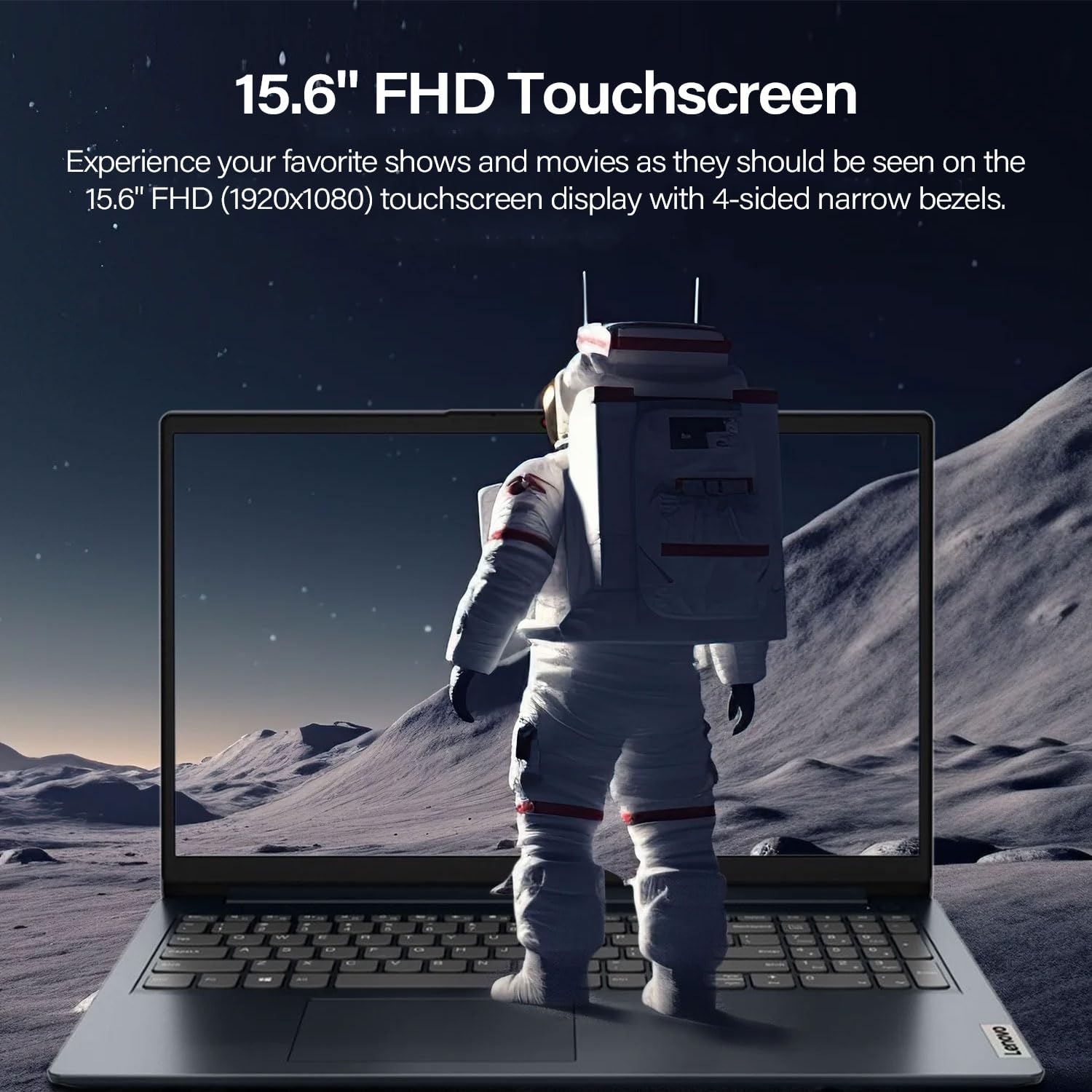 Lenovo IdeaPad 1 15.6" FHD Touchscreen Laptop, Intel Core i5-1335U, 16GB RAM, 512GB SSD, Webcam, HDMI, SD Card Reader, Wi-Fi 6, Win 11 Home, Abyss Blue, Bundle with Thunderobot ML101 Wireless Mouse