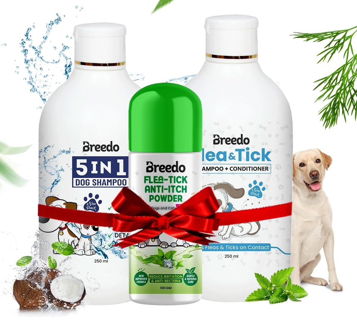 Breedo Ditch to Itch Dog Powder | Dog Shampoo for Pomeranian, Shih tzu Puppy, Rottweiler Adult, German Shepherd, Labrador and Golden Retriever Powder for Persian Cat(Combo of 3) (B0CPVMFYWS) Amazon Price History, Amazon Price Tracker