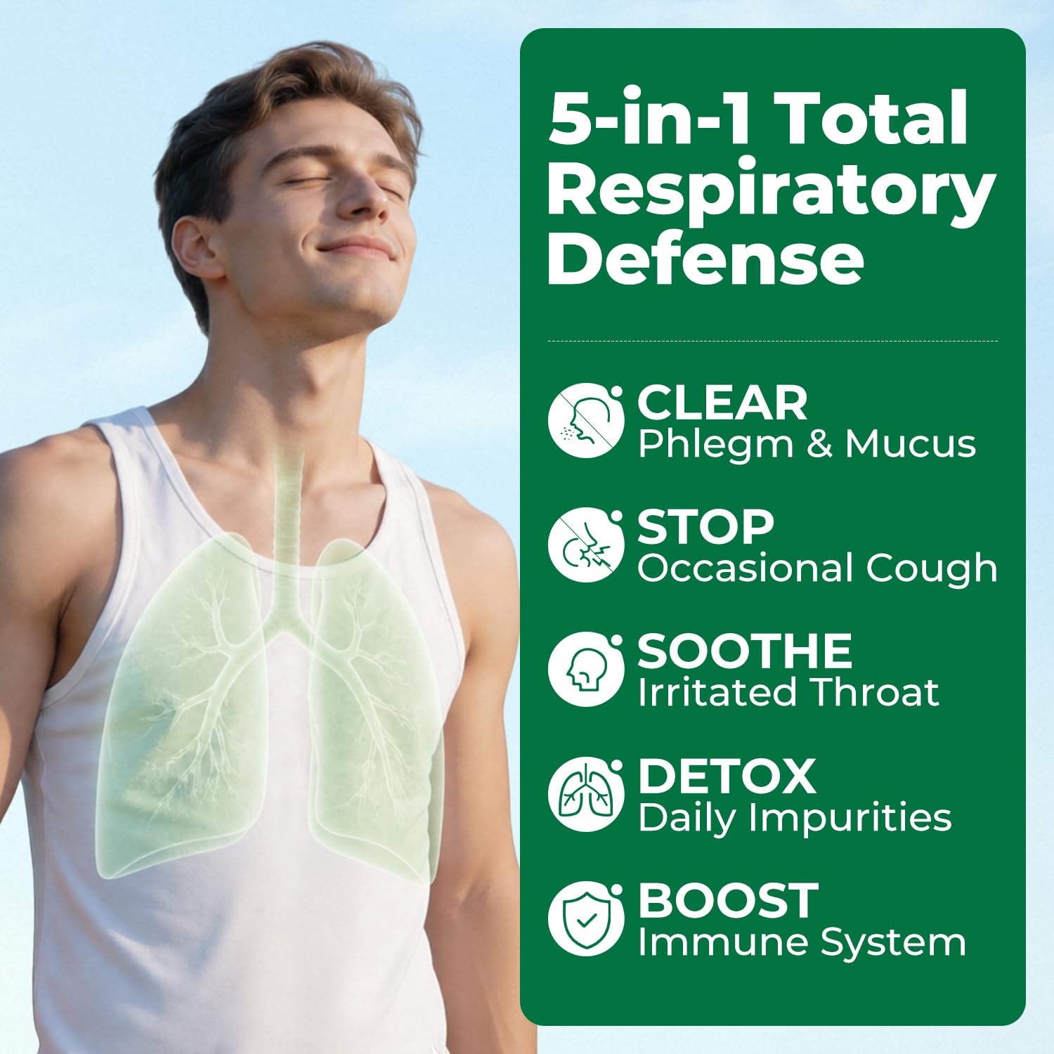OxyEnergy Mullein Leaf Lung Detox &Cleanse, 9-in-1 Respiratory Support Shot — Amazon image 3