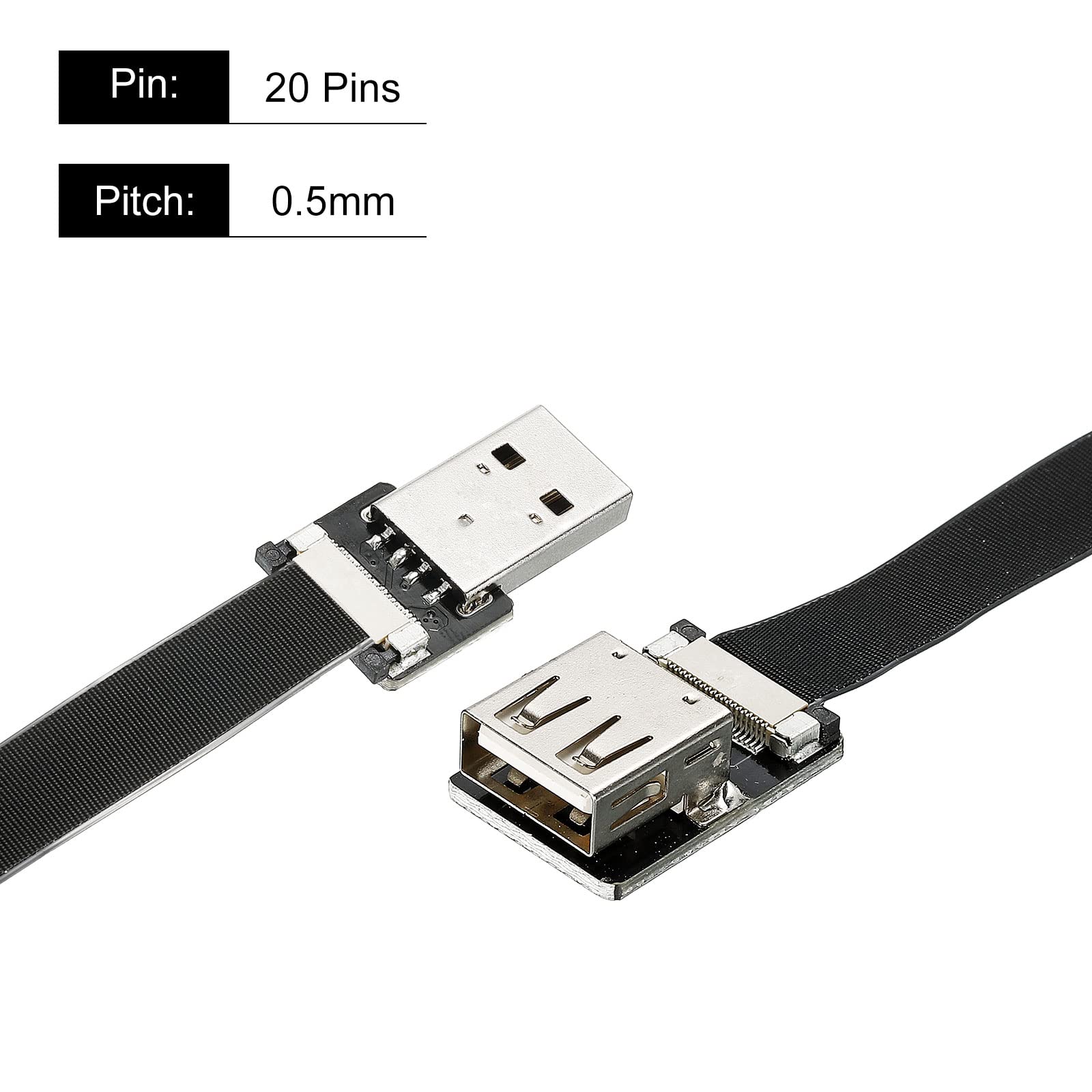 Amazon.co.jp: uxcell フレキシブルフラットケーブル FPV FPC FFC 