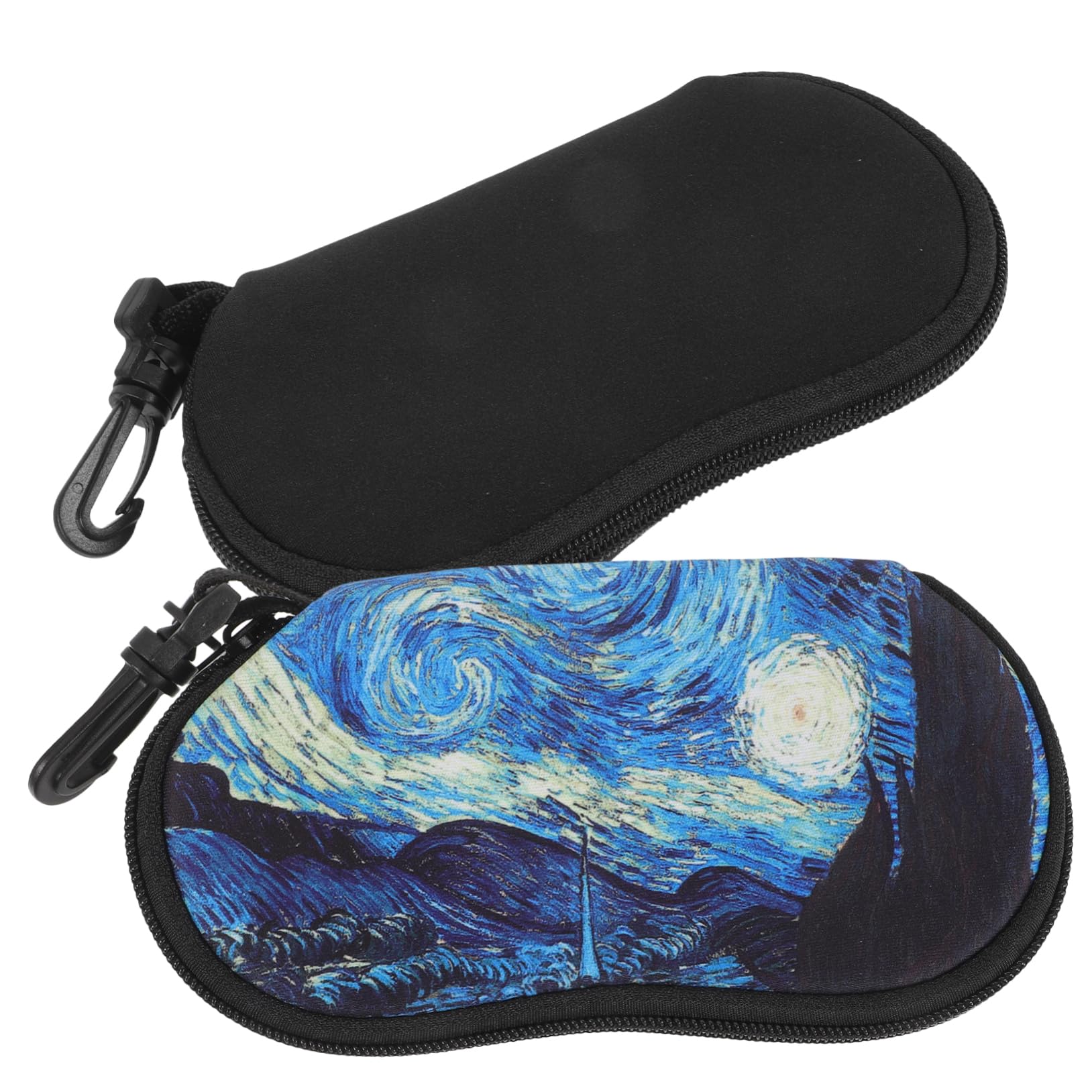 Ipetboom Bolsa Estuche De Anteojos Polarizado Titular De Gafas Titular De Las Gafas De Sol Estuche Para Gafas De Sol Organizador Estuches Para Gafas Cremallera Neopreno