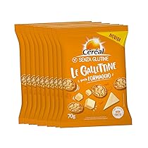 Céréal | Mini Gallettine Senza Glutine ai Cereali, Gusto Formaggio, Display x10