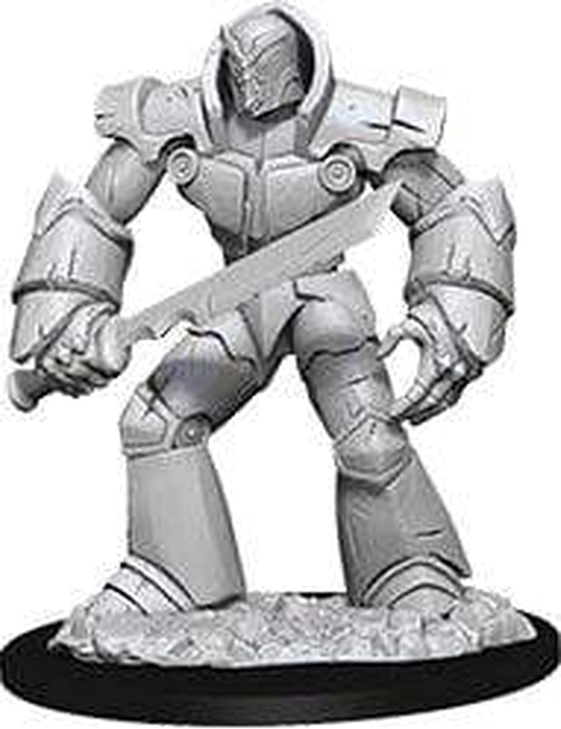 Dungeons & Dragons Nolzur's Marvelous Unpainted Miniatures (W10) Iron Golem, 1 inch (H) x 6 inches (W) x 4 inches (L)