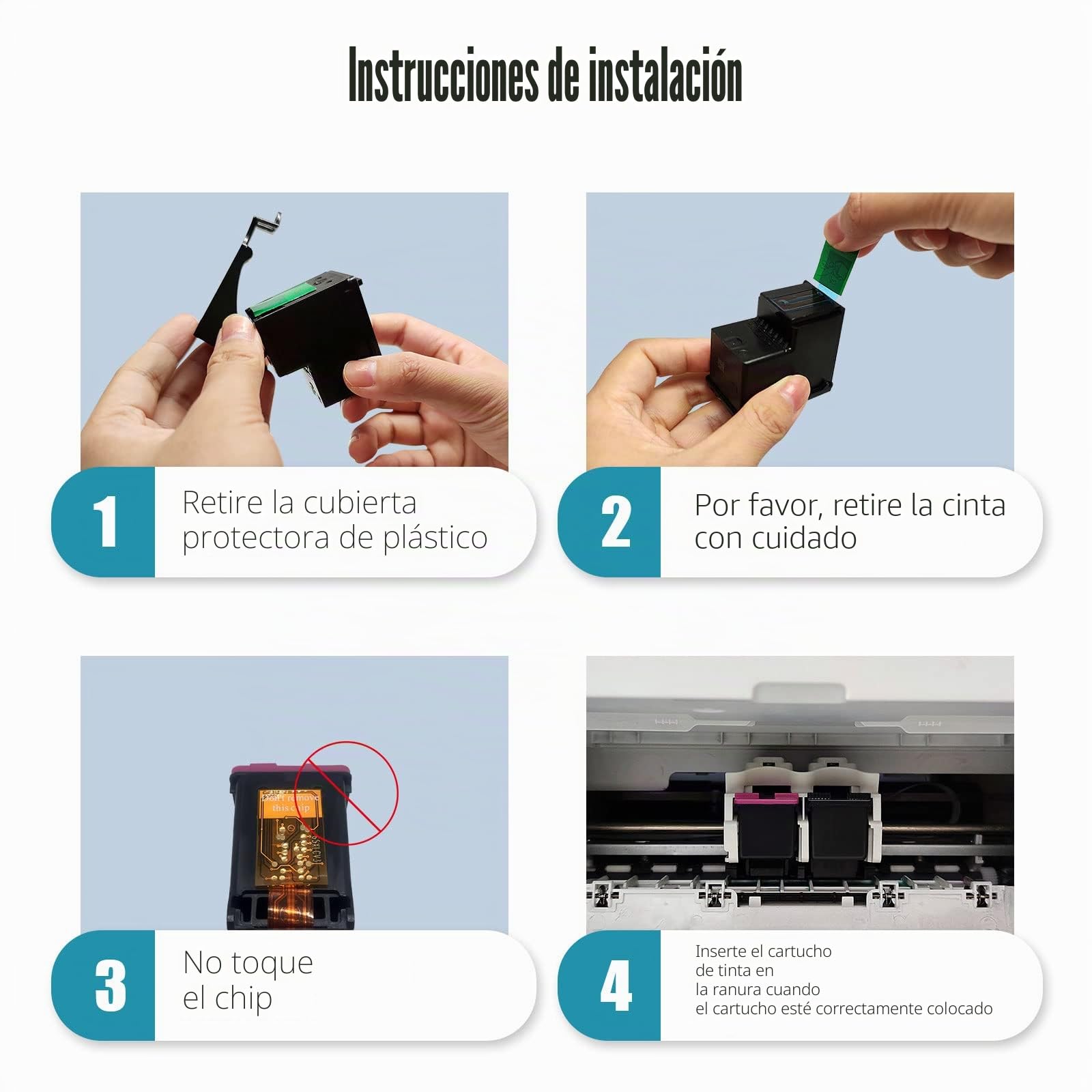 Cartuchos Tinta 510 y 511 Remanufacturado para Canon 510 511, 510XL 511XL para Canon Pixma MP495 MP280 MP480 MP490 iP2700 MX410 - Compatible con Impresoras Canon 510XL 511XL
