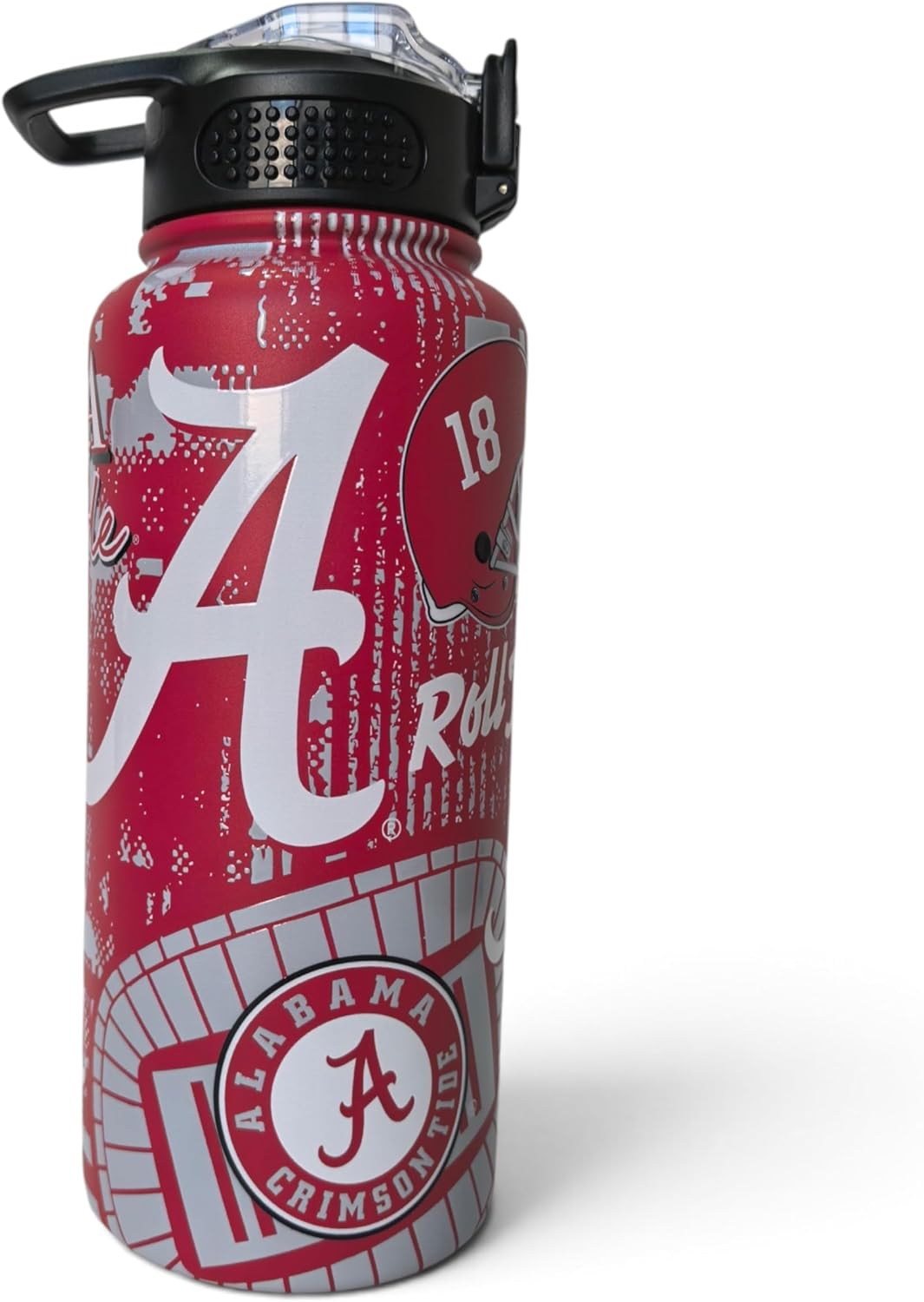 NCAA ProPress Homefield Mashup 32oz Stainless Steel Water Bottle, Press Top Lid