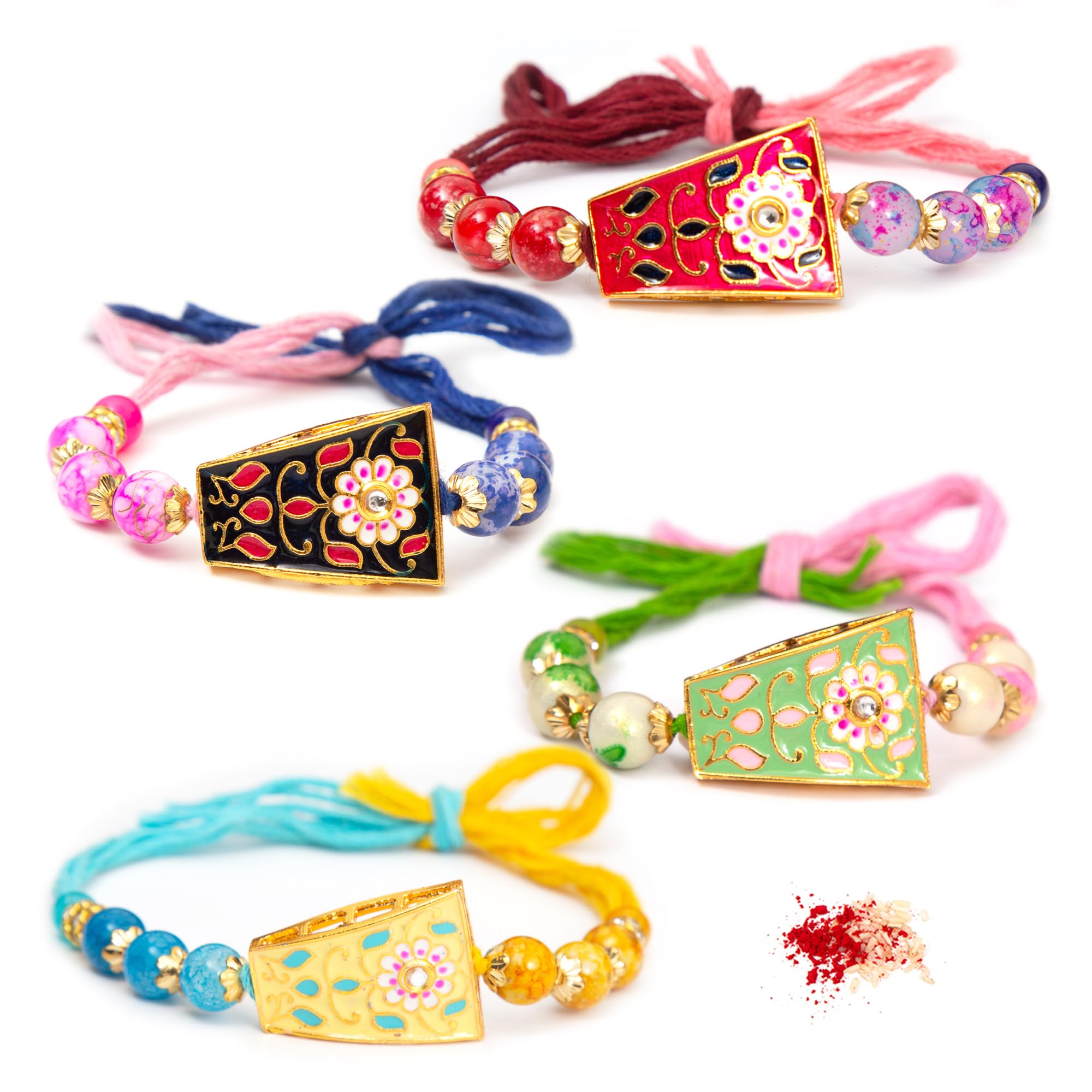 To The Nines Mens Elegant Designer Rakhis (Rakhi combo of 4) with Tilak Material (B07VGZ987P) Amazon Price History, Amazon Price Tracker