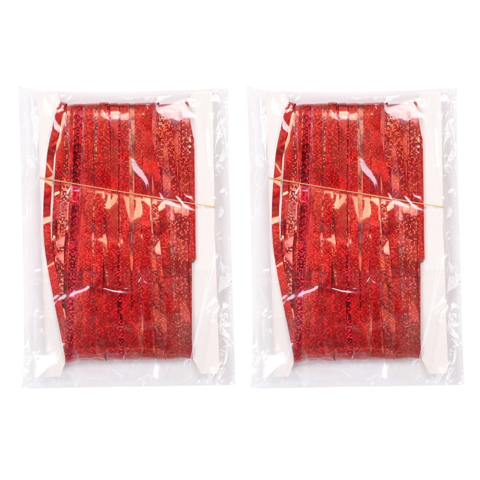 carotoe Of 2 Practical Tinsel Backdrops Bright Tinsel Curtain Rain Curtain Hangings Adds Shimmering to Any Event Party Streamers
