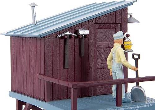 Miniatura 3 de Lionel The Polar Express, accesorios de tren modelo eléctrico de calibre O, cobertizo de barril (no iluminado, barriles de plástico, GL)