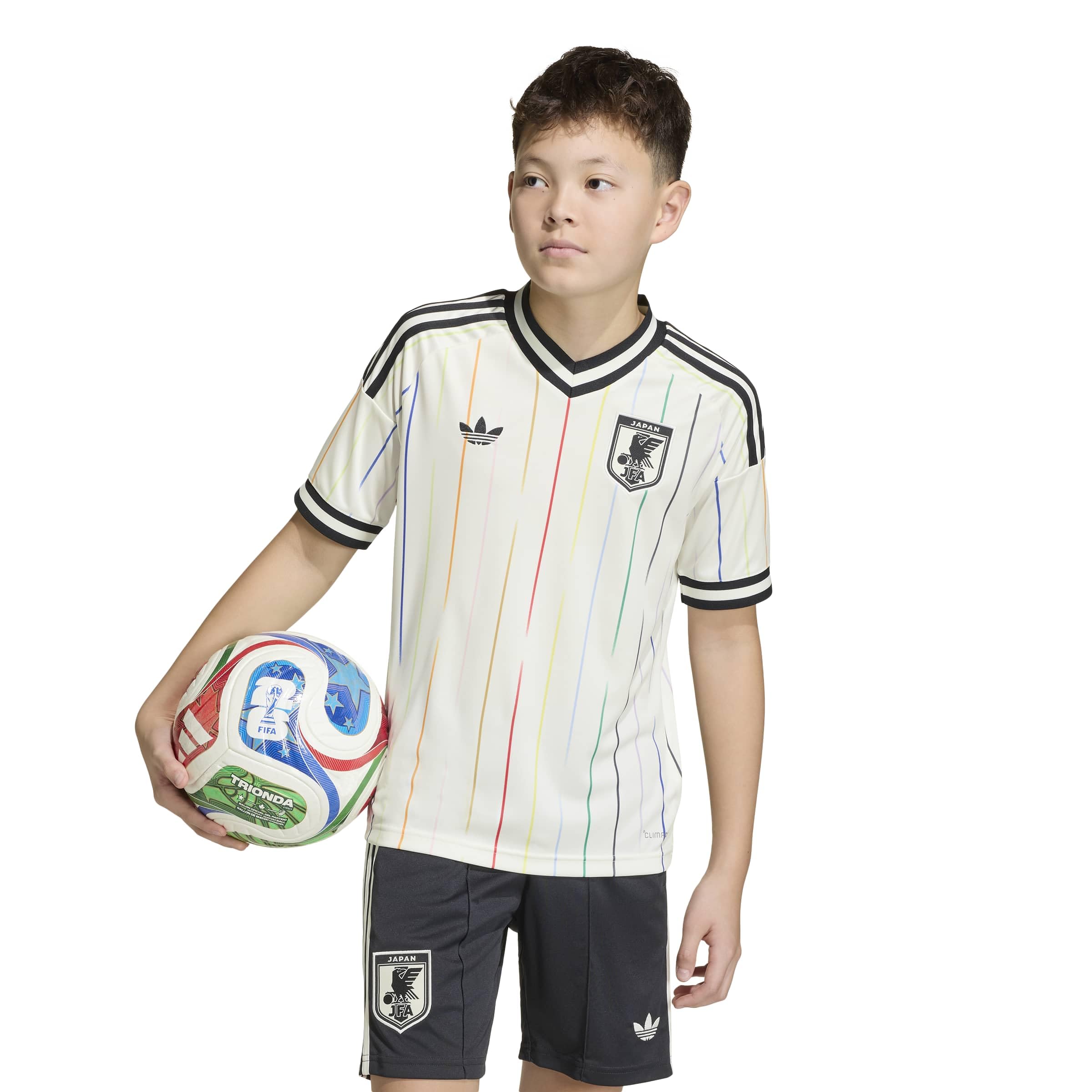サッカー 半袖 Tシャツ ユニフォーム キッズ2026 サッカー日本代表 アウェイ レプリカ ユニフォームボーイズ