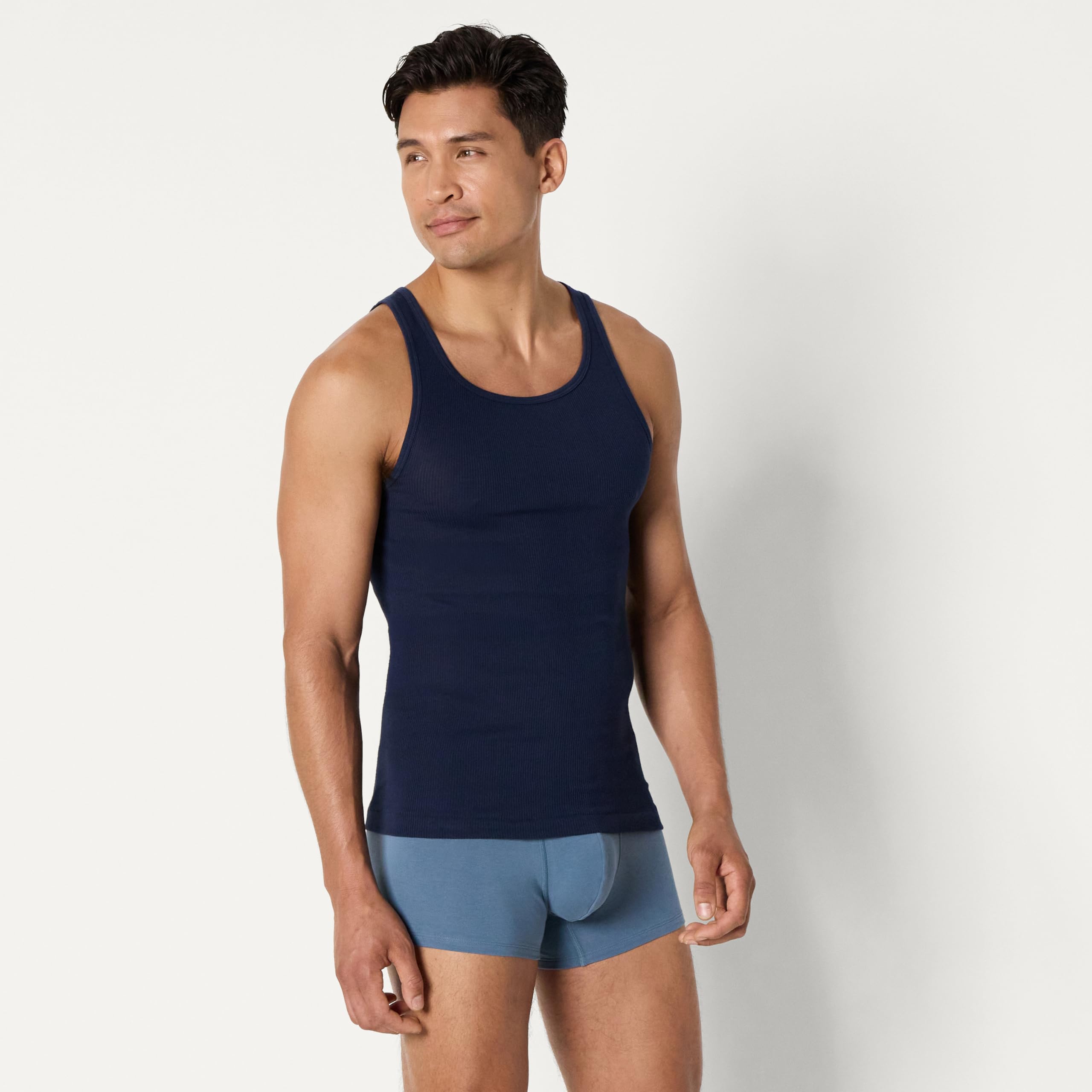 Amazon Essentials Maillots de Corps Légers Homme, Lot de 6