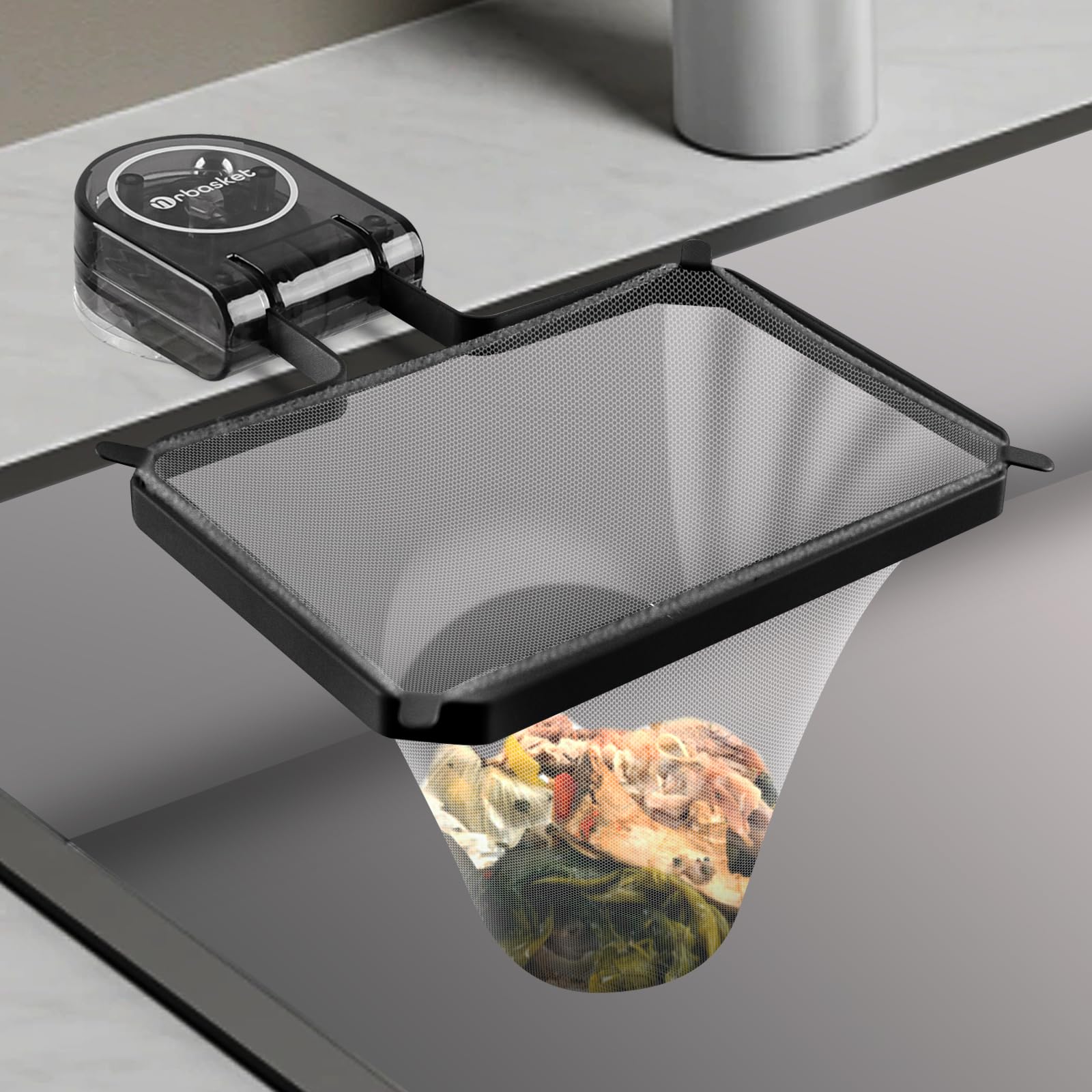 Amazon｜三角コーナー 強力吸盤 水切りネットホルダー 浮かせる 生ゴミ