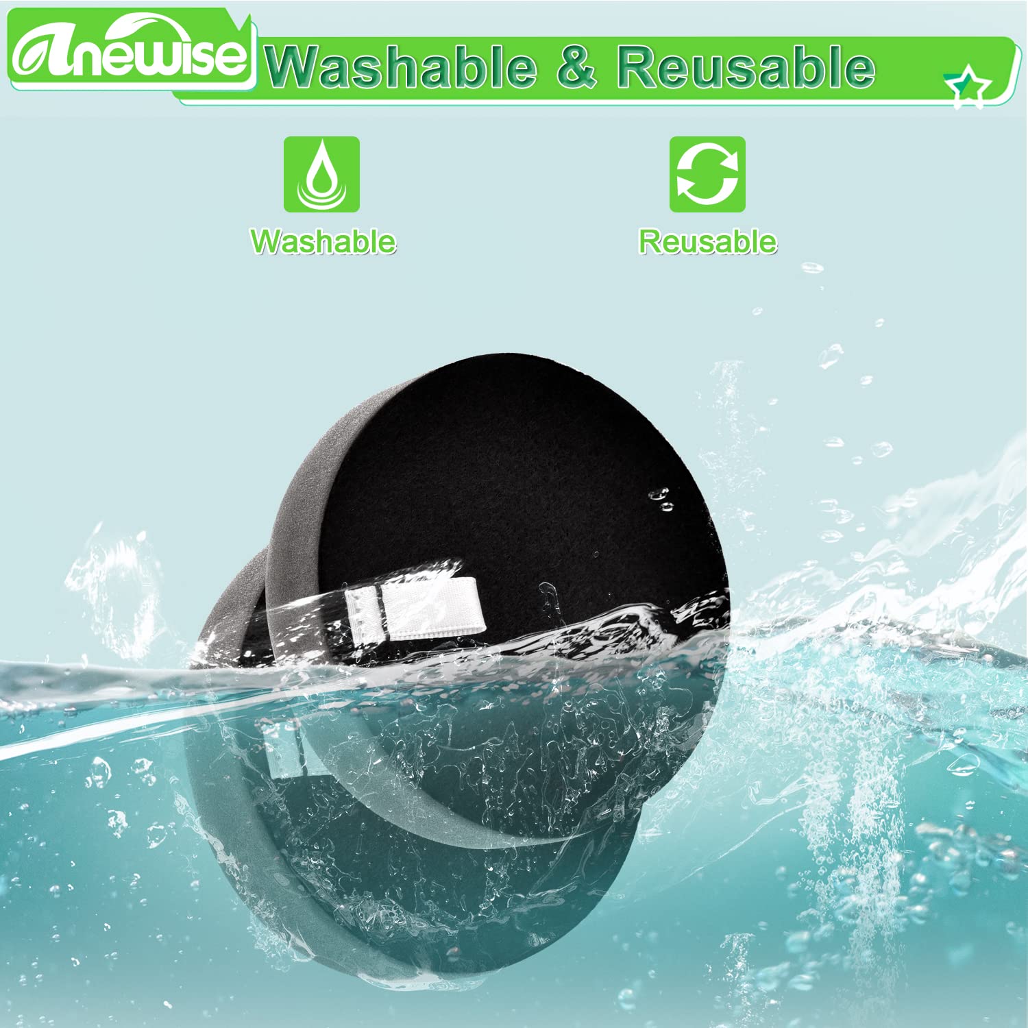 vhbw 4-teiliges Filter-Set kompatibel mit Philips HU5930/10 vhbw 4-teiliges Filter-Set kompatibel mit Philips HU5930/10