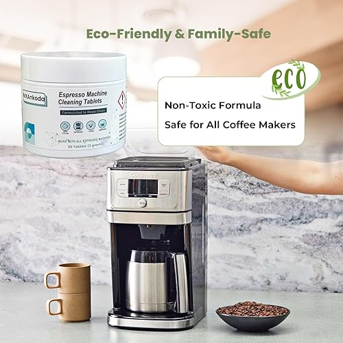 Miniatura 3 de Tabletas descalcificadoras limpiadoras de cafetera, 60 unidades para Nespresso, Keurig, Ninja, Delonghi, Miele y más, solución eficaz de