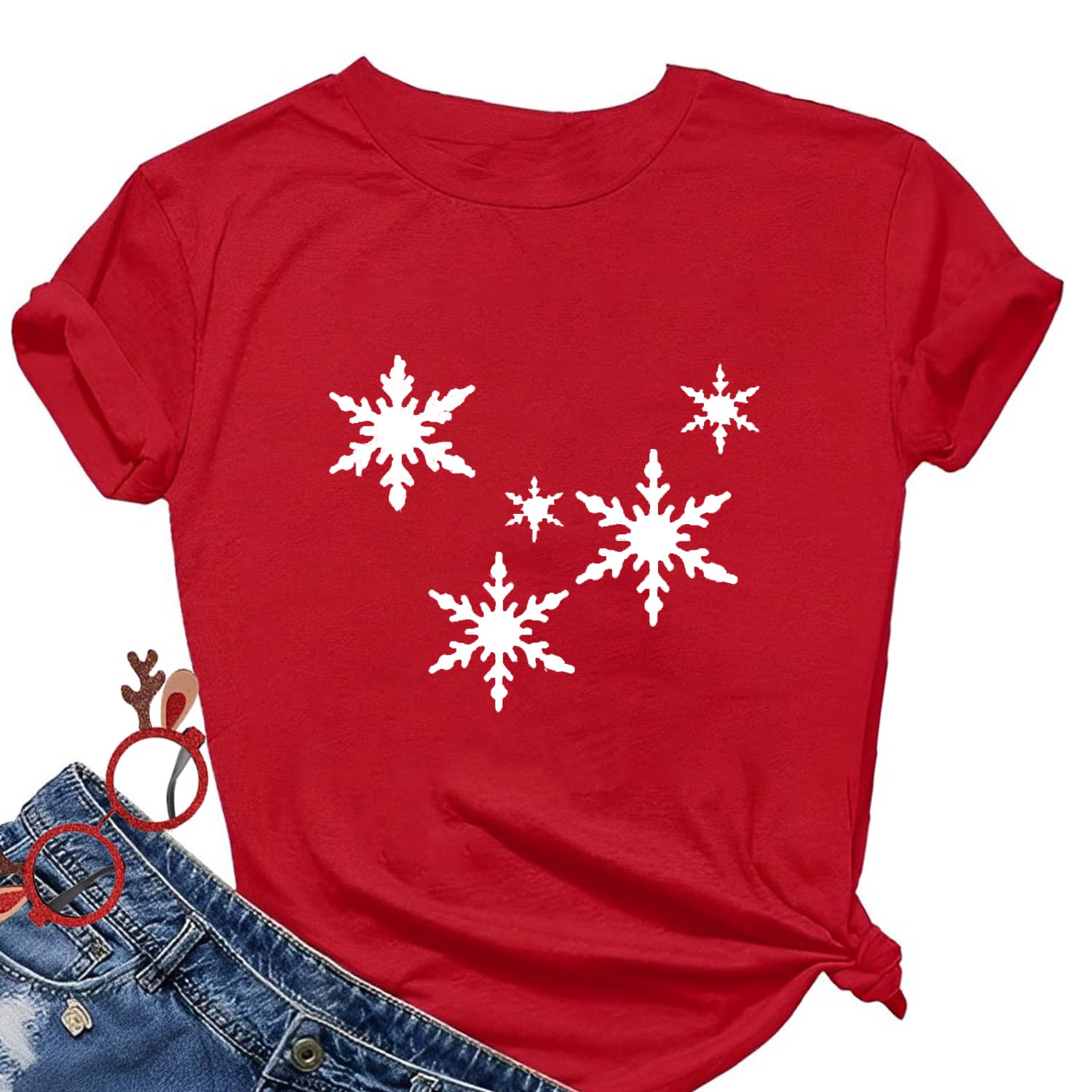 AtearerMagical Shirt for Women Magic Kingdom Tshirt Castle Graphic Tee Family Vacation Short Sleeve Tops Summer Casual Tops