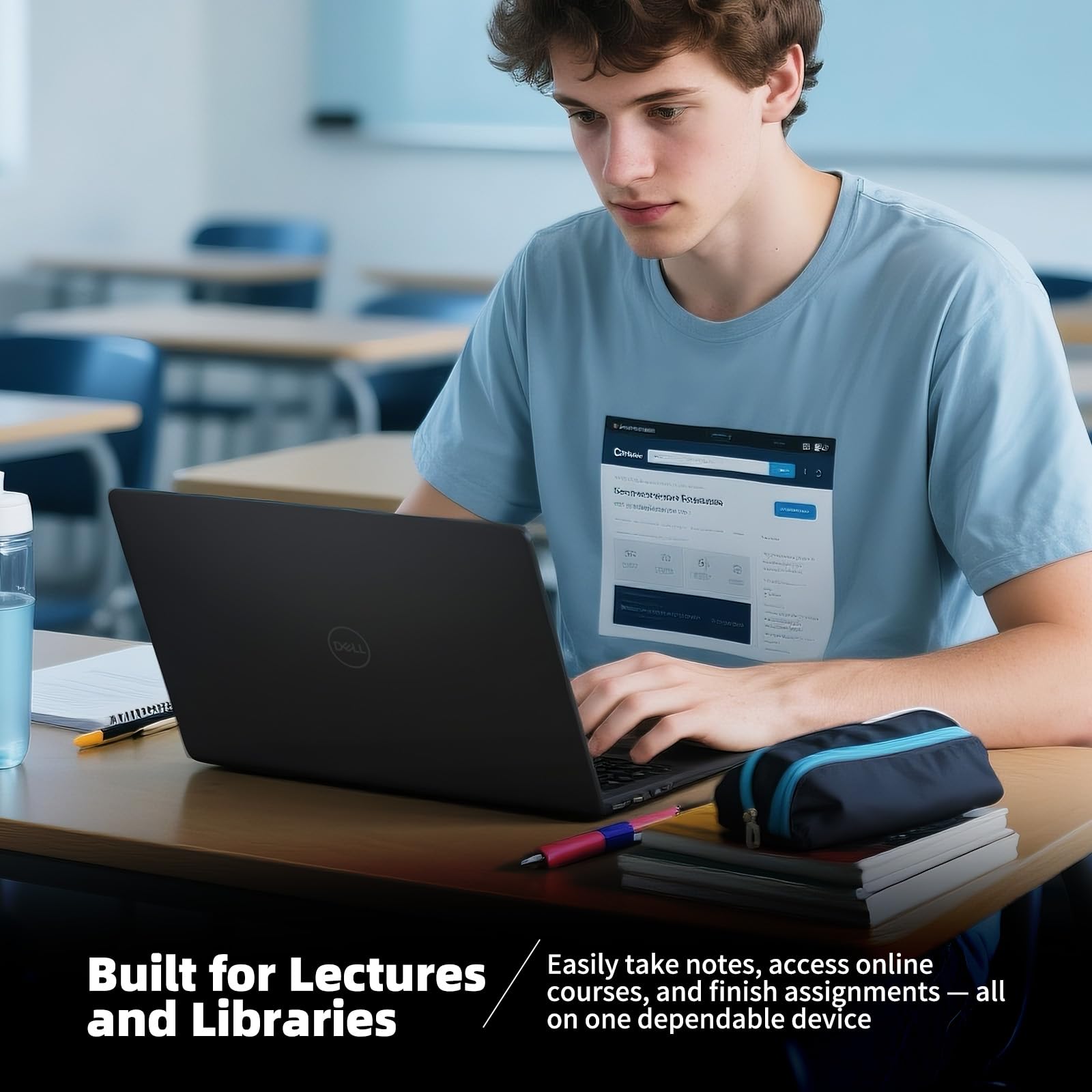 Dell Inspiron 15 Touchscreen Laptop for Business and Students