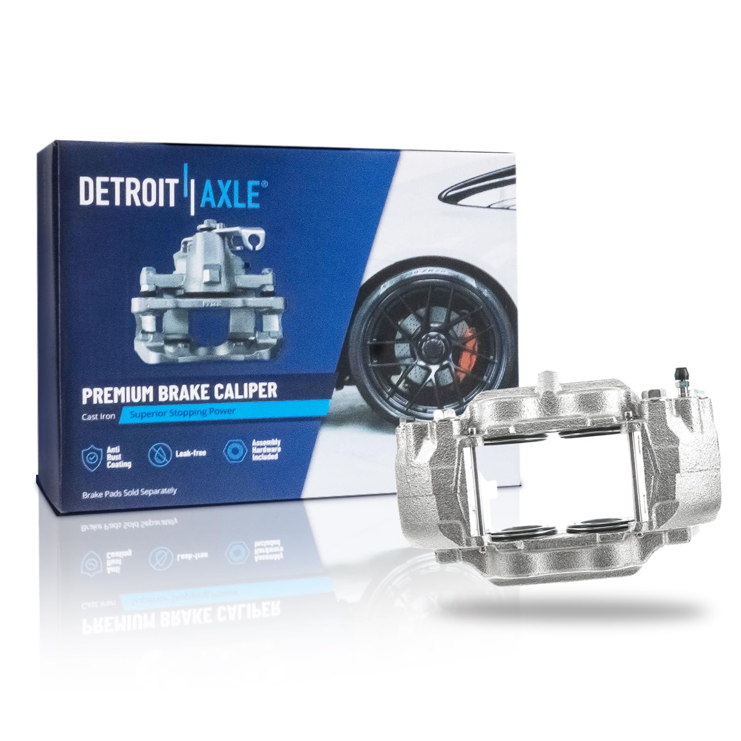 Detroit Axle - Front Right Brake Caliper for 2006-2010 Hummer H3