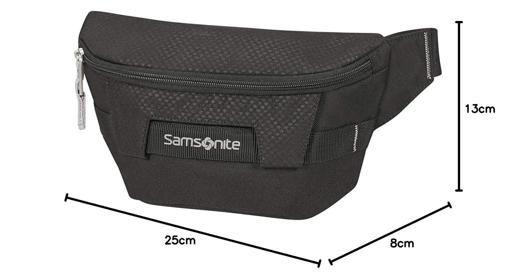 Samsonite Sonora - biodra, 13 cm, 2,5 L, czarny (czarny)