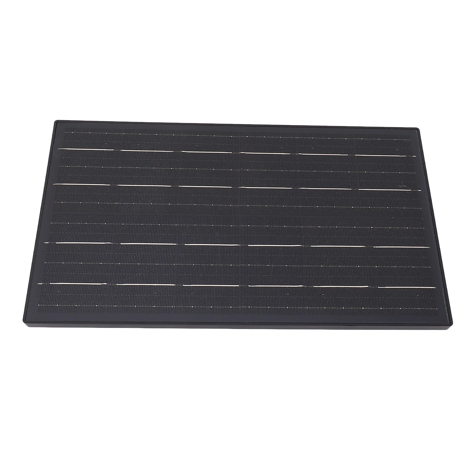 Solar Panel Charger Efficient Portable Panel for Outdoor Camping Compatible with Doorbells and Monitoring Devices