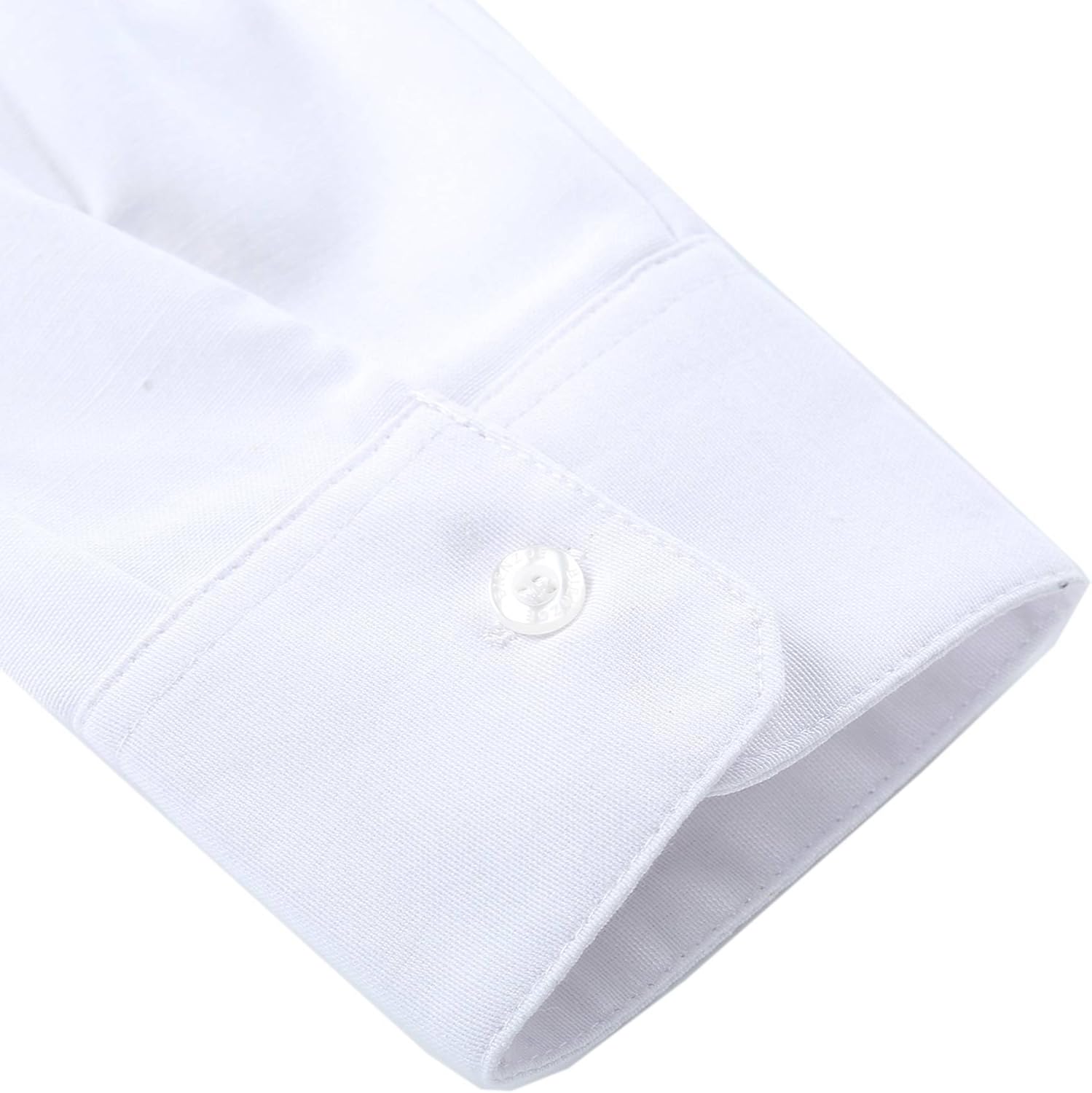 Bienzoe Boys Button Down Shirt: Kids Long Sleeve School Uniform Dress Tops Pack - Image 11