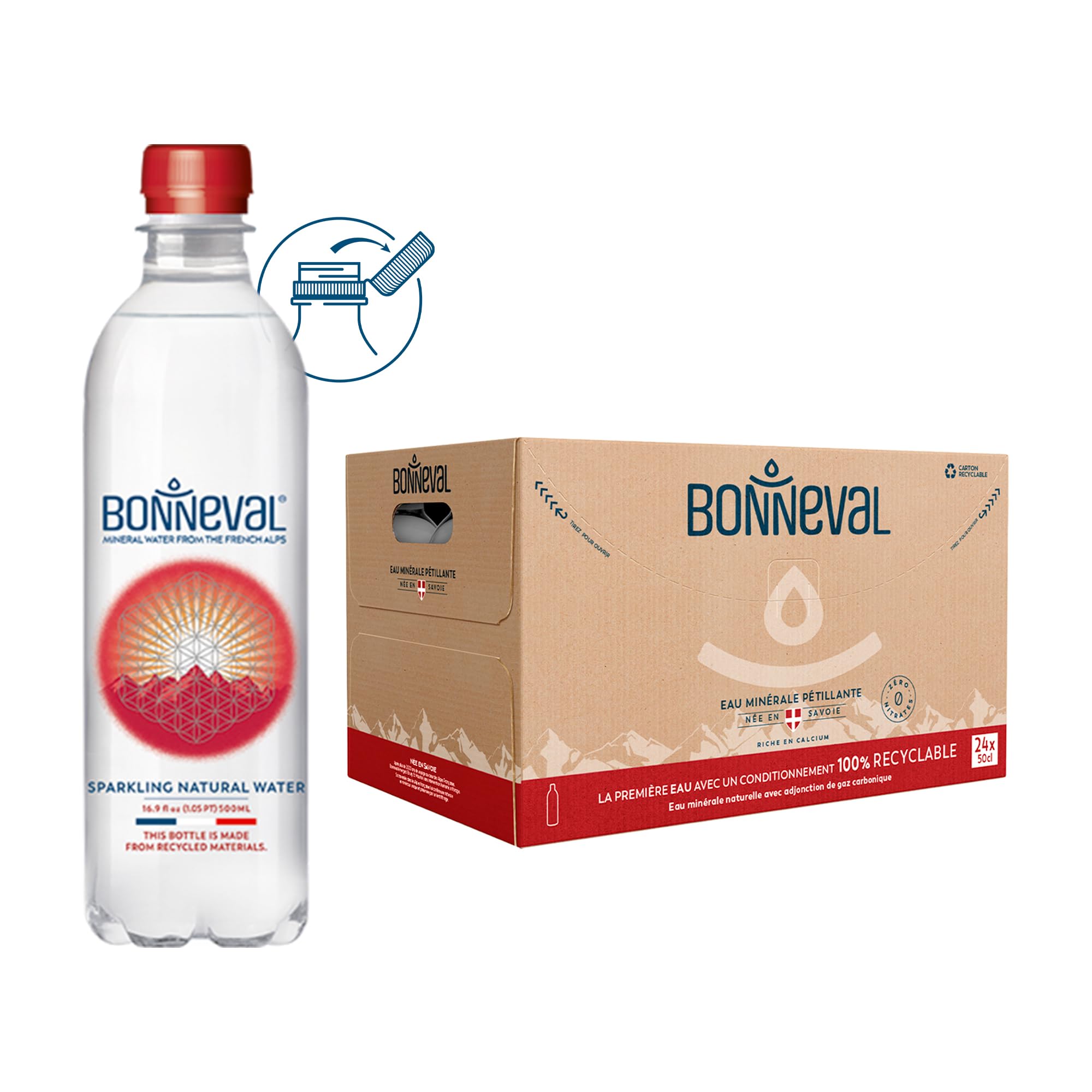 Sparkling Water Bottle 24 Pack