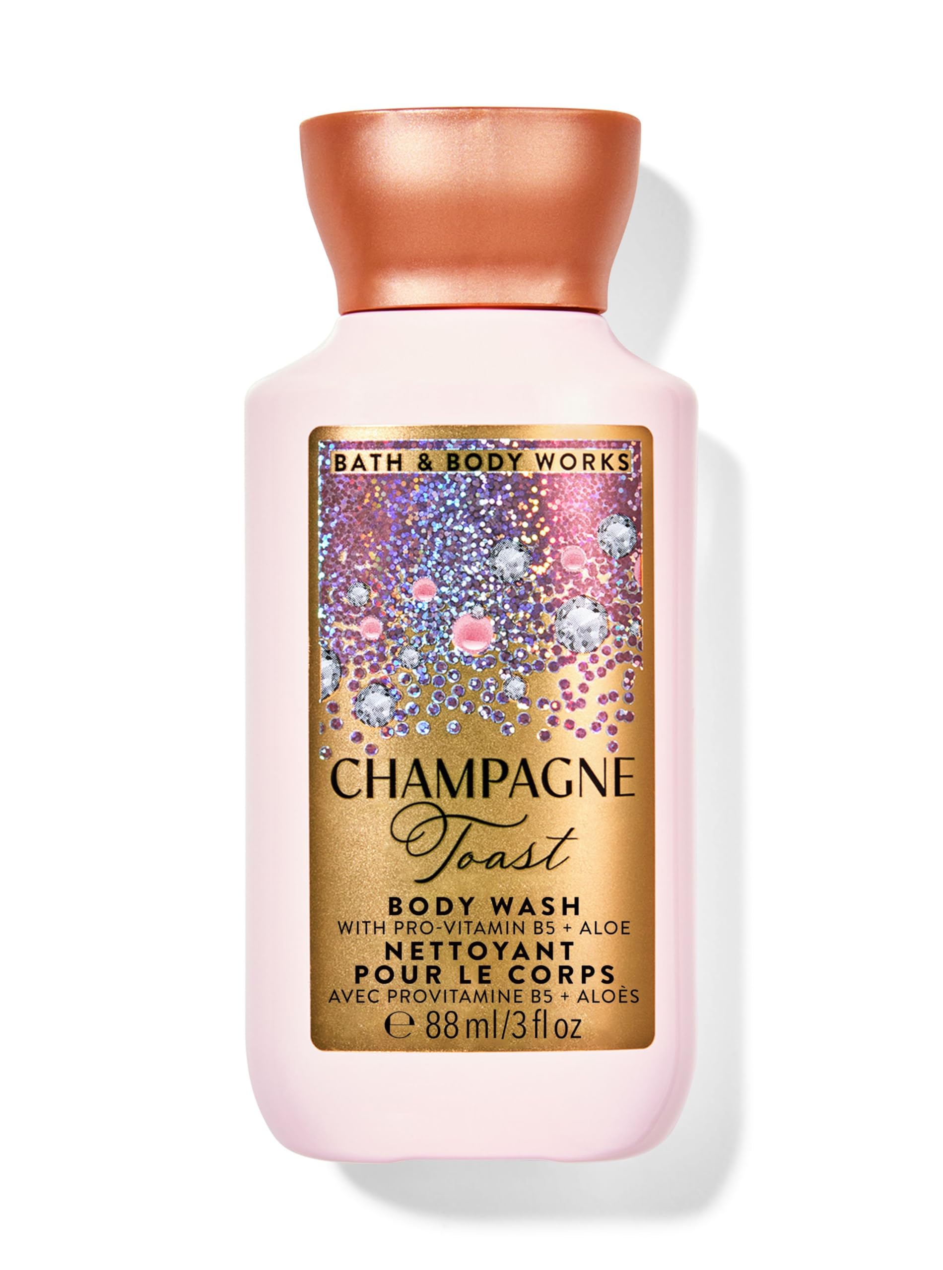 Bath & Body Works Champagne Toast Travel Size Body Wash | 88 ml / 3.00 fl oz Shower Gel | Gender - Unisex-image-6