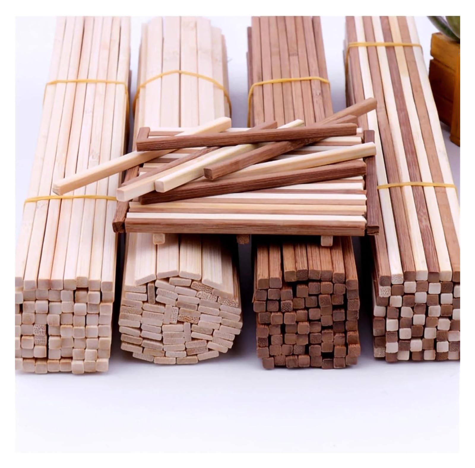 Tasselli In Legno 5x5x300mm Confezione Da 50(Circular A)