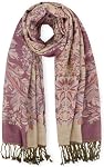 vimate Paisley Pashmina Shawl Scarf-Women's Soft Silky Double-side Jacquard Pashminas Wrap for Evening DressTravel Shawl