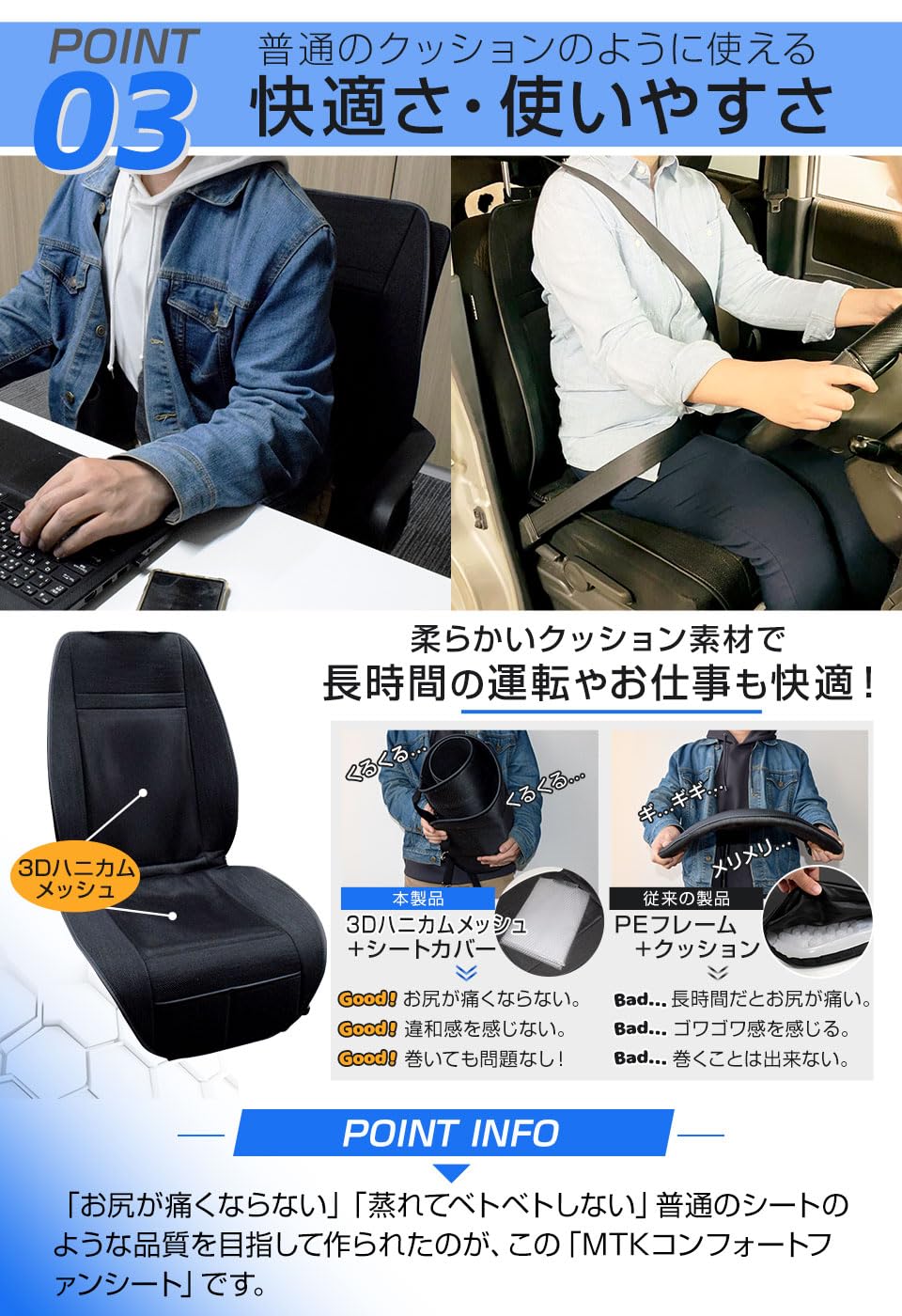 Amazon | 「SPEEDER」コンフォートファンシート クールシート クール