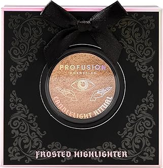 Profusion Cosmetics Rituals Candlelight Frosted Highlighter, Achieve Radiant Skin with Premium Highlighter, Ultra Reflective and Shimmery Makeup kit with Long Wearing, Buildable Coverage, Ritual