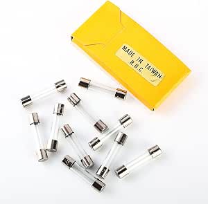 AGC 2.5A 250V Fast-Acting Glass Fuse - 6x30mm (1/4" X 1-1/4") Size - Bussmann Brand