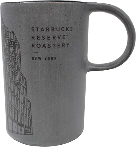 Starbucks Reserve Roastery New York - Taza de cerámica, color gris cemento, 10 onzas