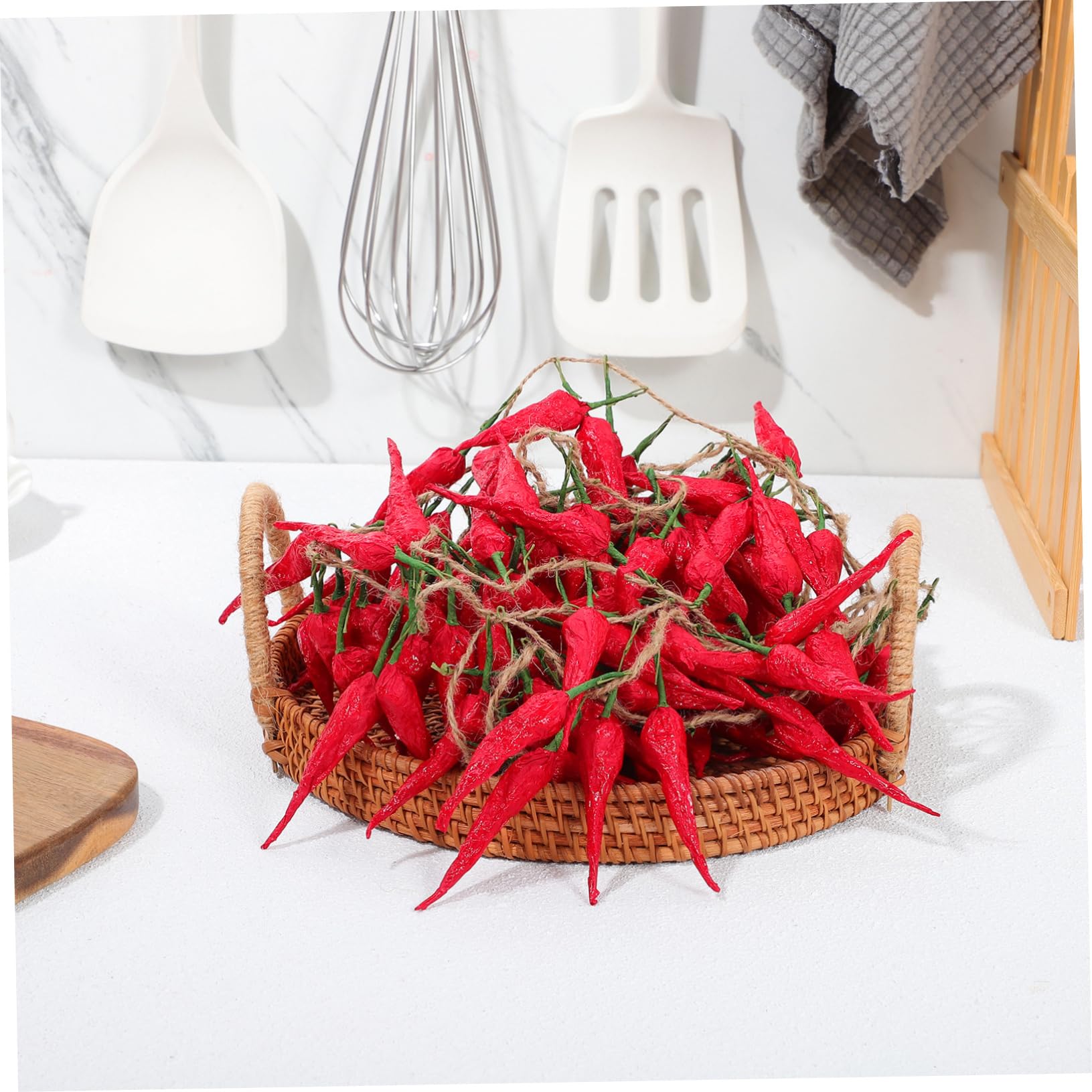 Amazon.co.jp: Luxshiny 人工赤唐辛子ペンダント シミュレーション